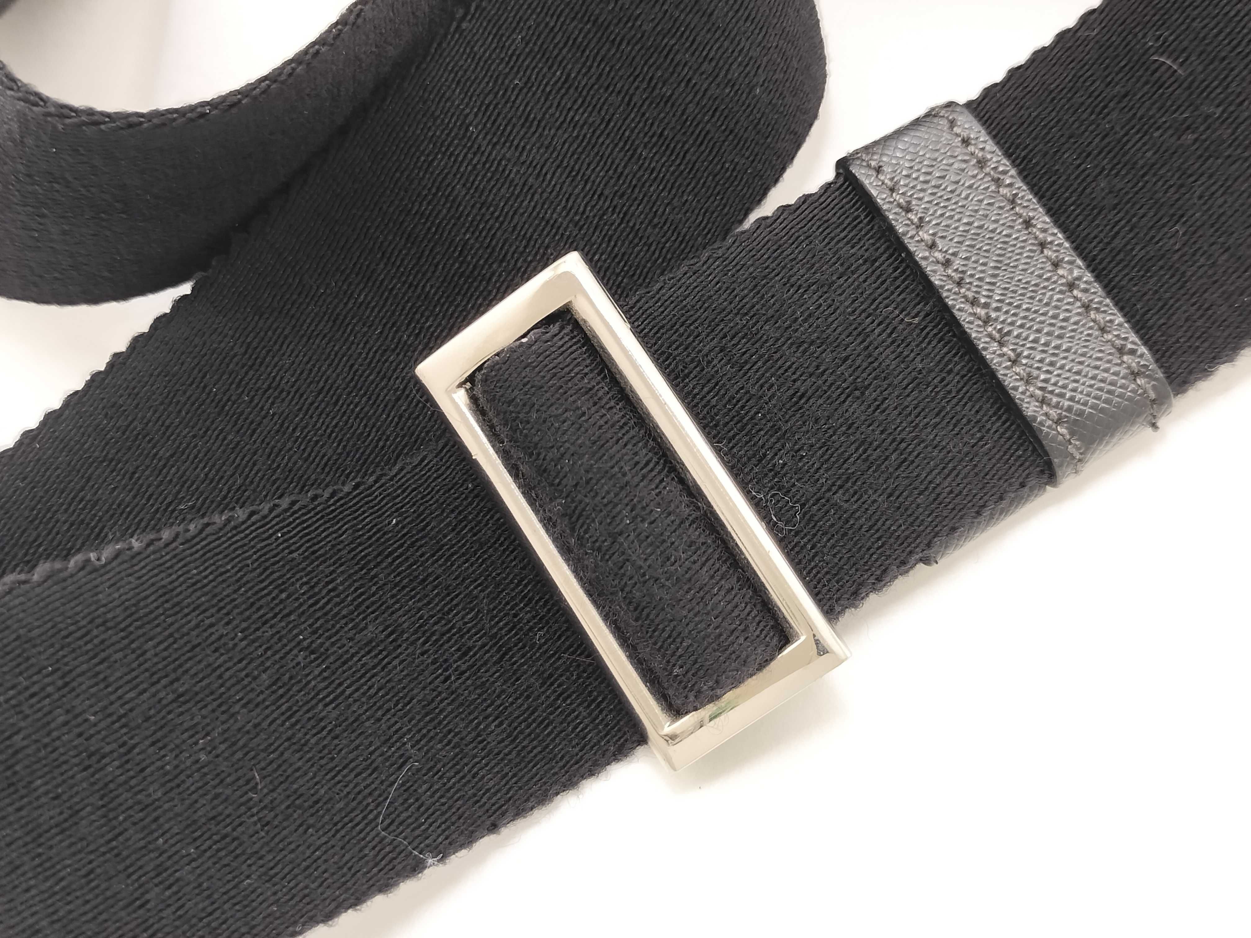 Nylon Prada Current Model 2VH053 Saffiano Shoulder Bag Nylon Triangle Logo Shoulder Bag — view 7