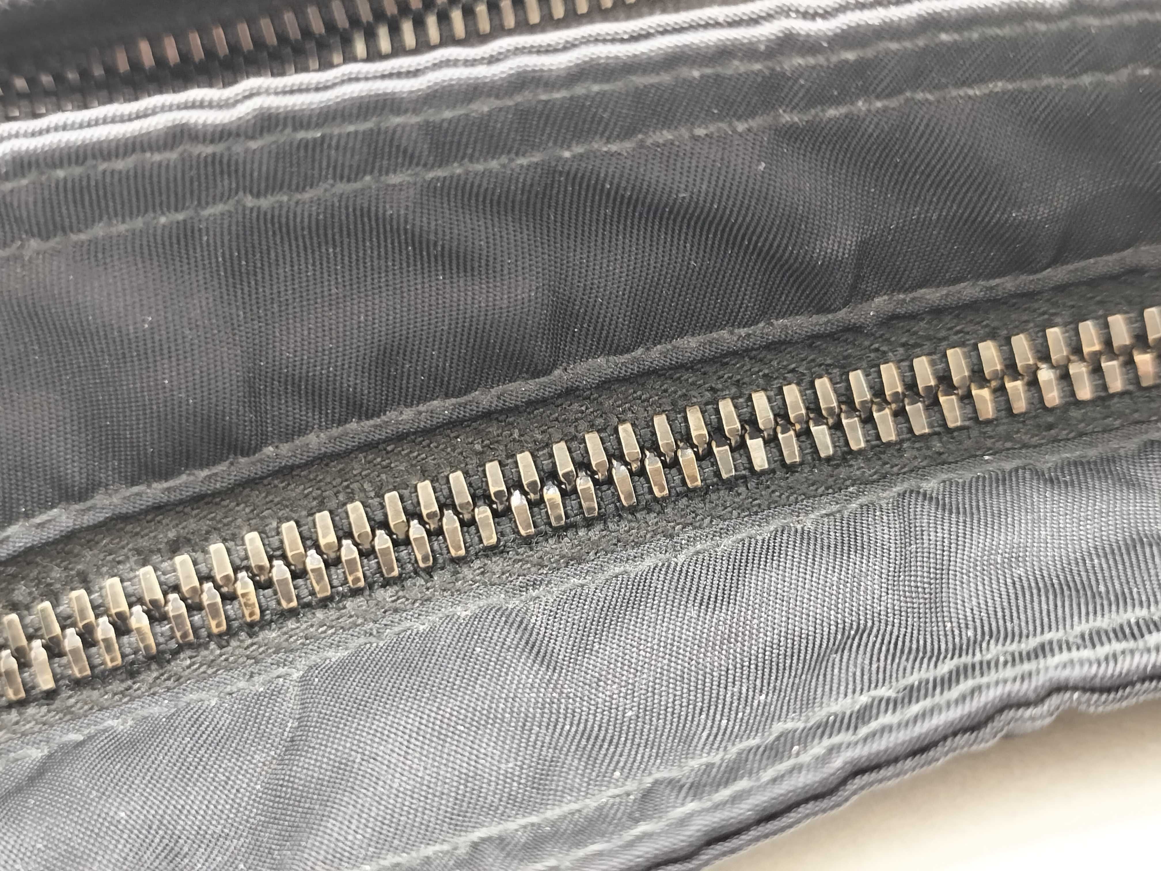Nylon Prada Current Model 2VH053 Saffiano Shoulder Bag Nylon Triangle Logo Shoulder Bag — view 8