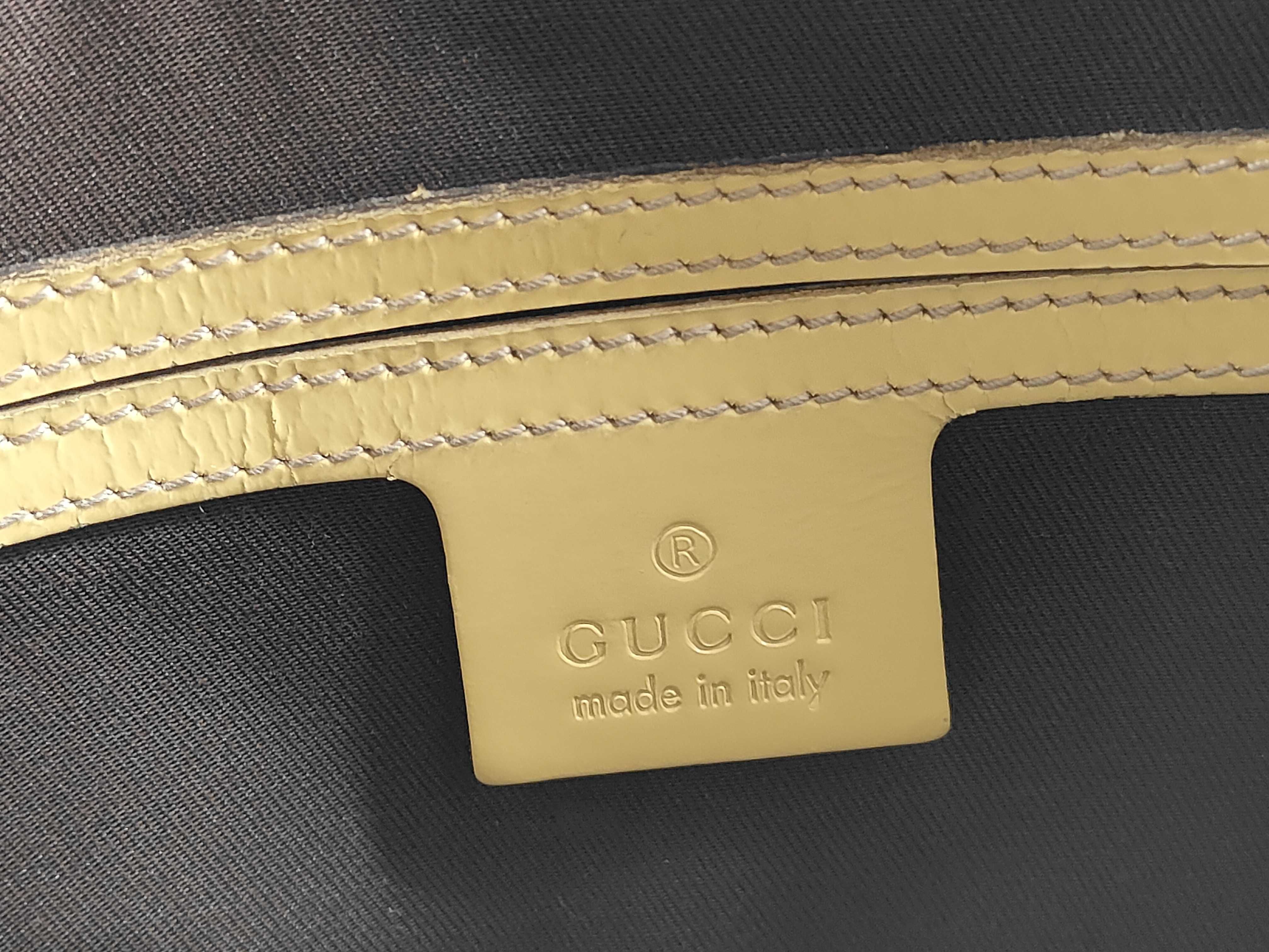GG Canvas Gucci 201446 GG Supreme Shoulder Bag PVC Beige Brown Shoulder Bag — view 13