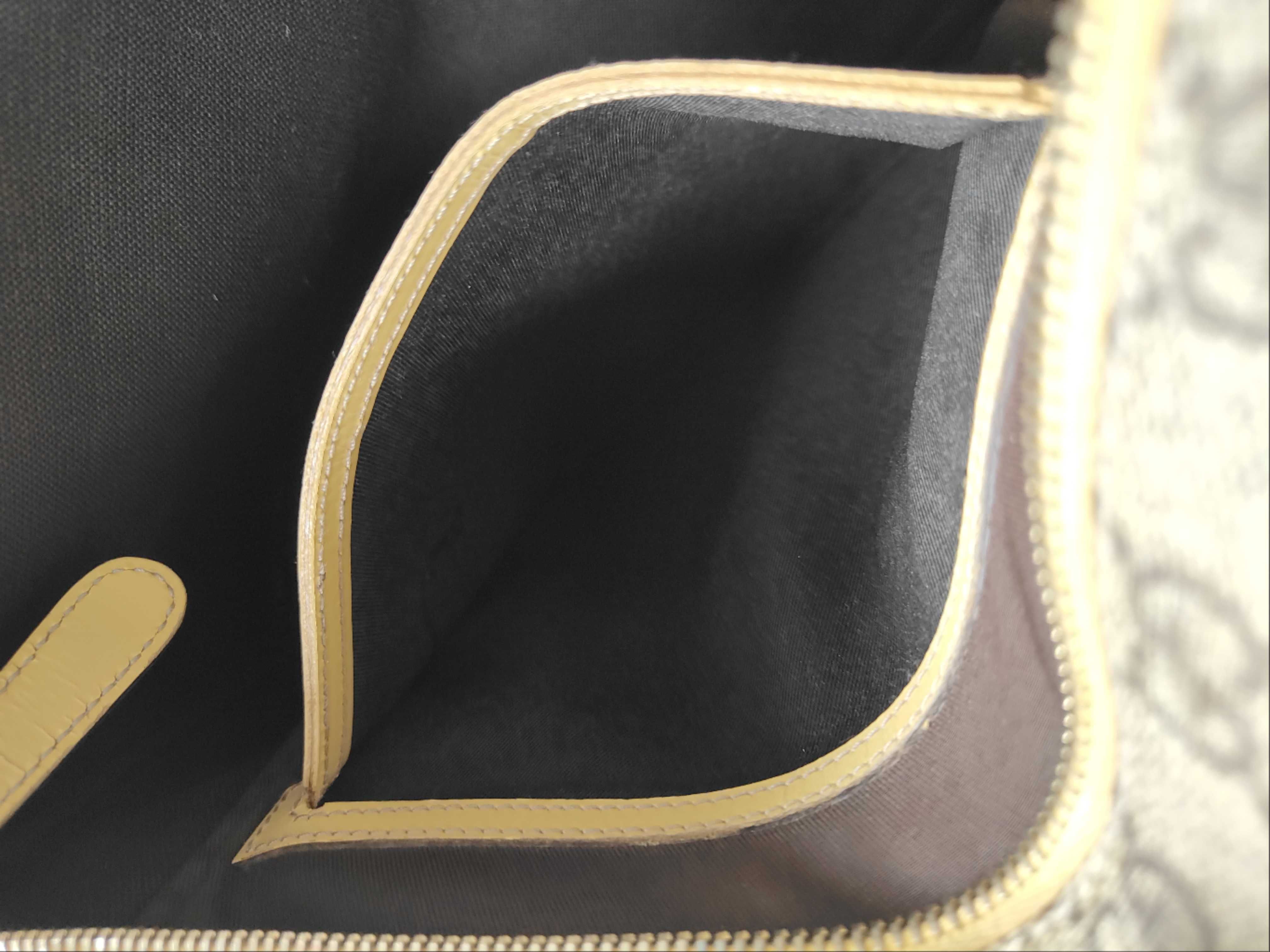 GG Canvas Gucci 201446 GG Supreme Shoulder Bag PVC Beige Brown Shoulder Bag — view 14