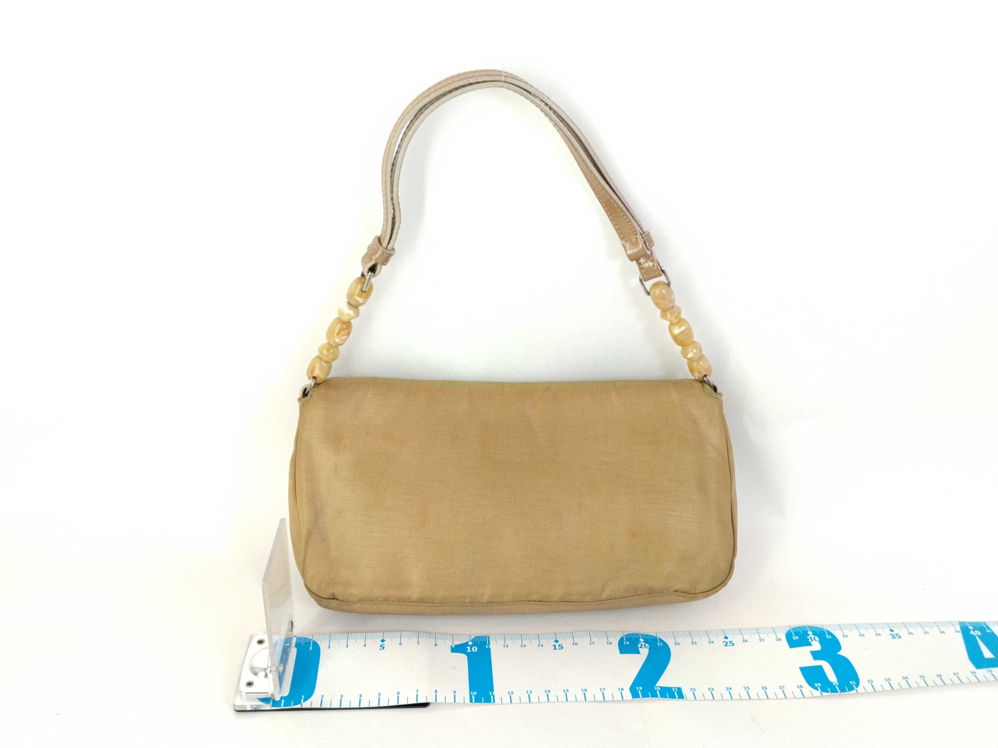Nylon Mini Handbag, Khaki Handbag — view 2