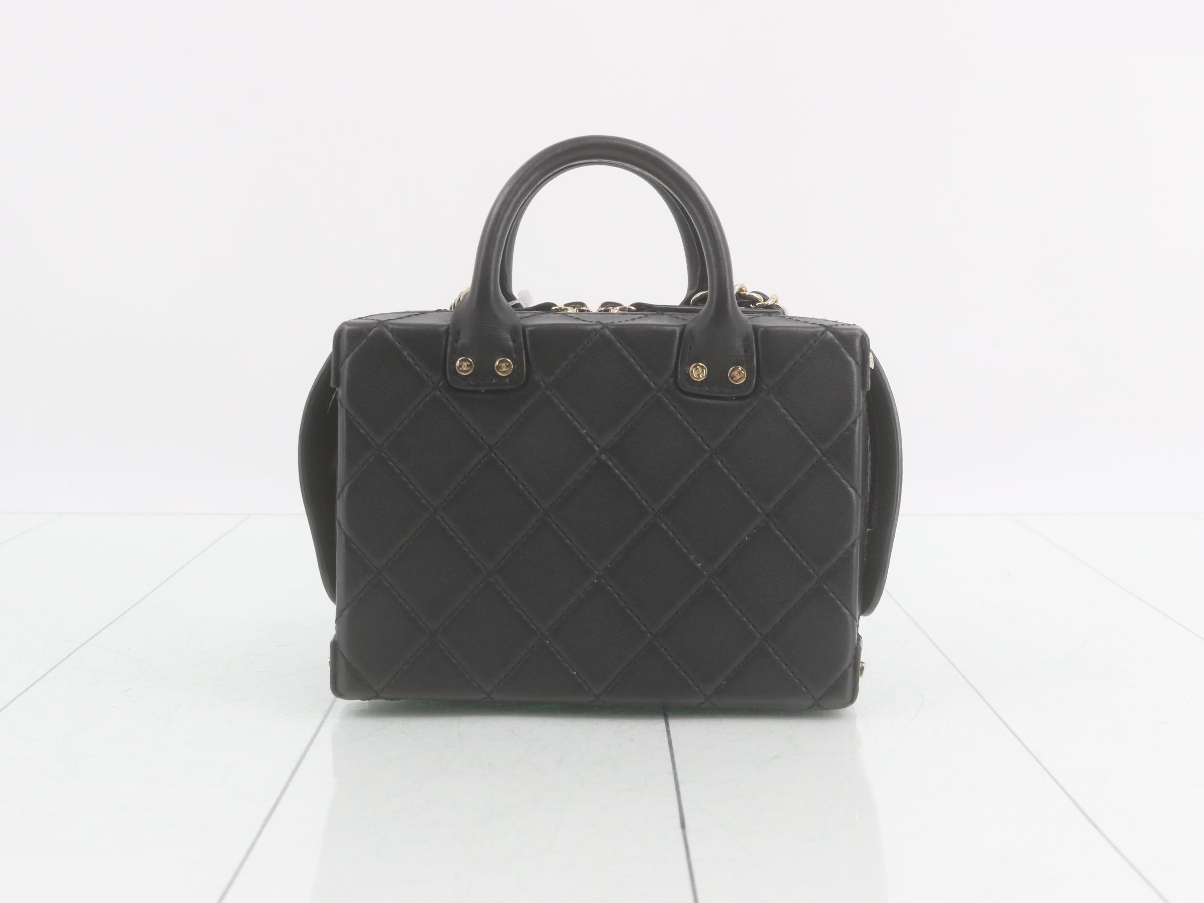 2-Way Top Handle Messenger Chain Shoulder Bag — view 2