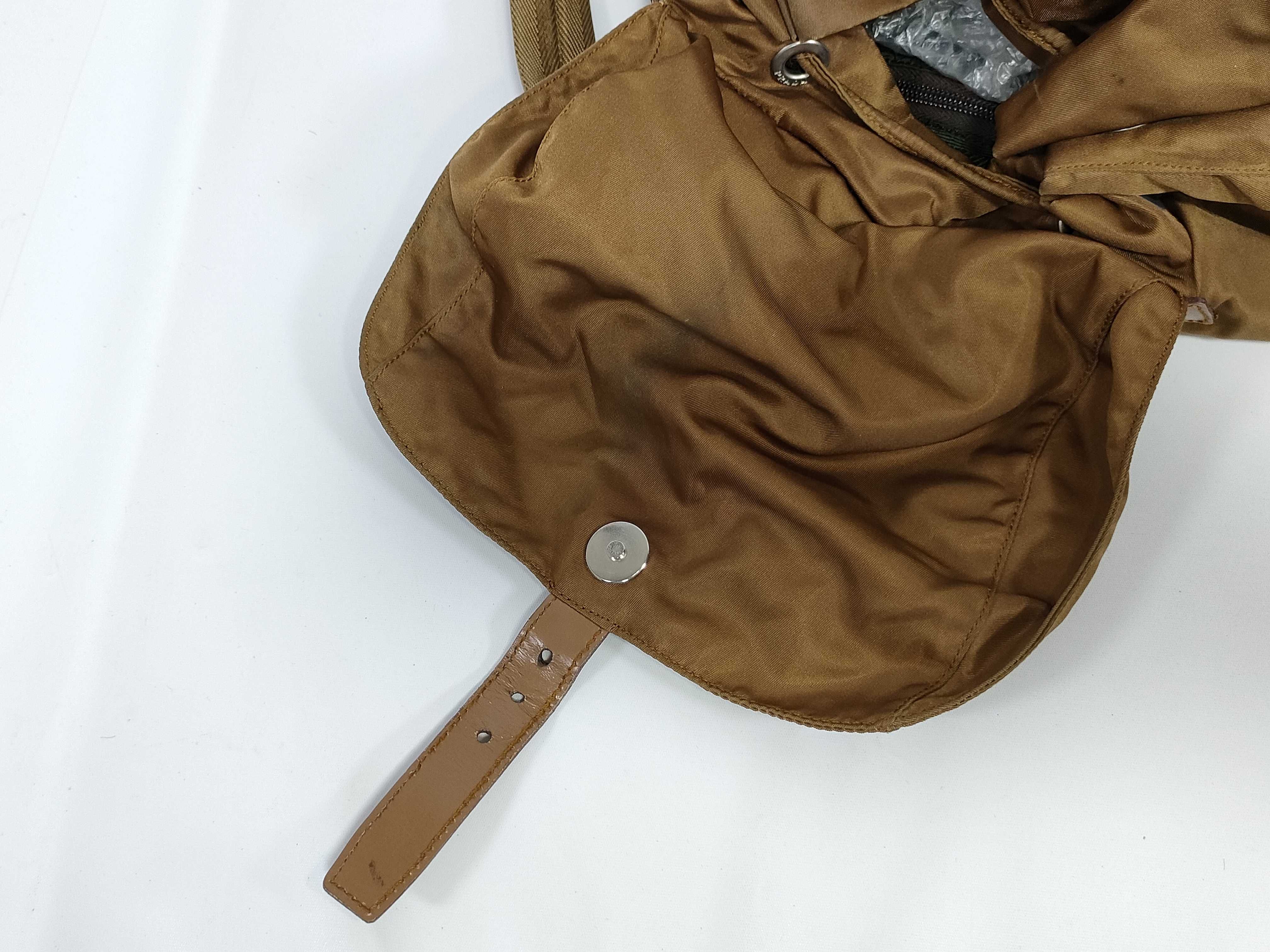 Nylon Backpack B2811 TABACCO/Tobacco Brown Rucksack — view 14