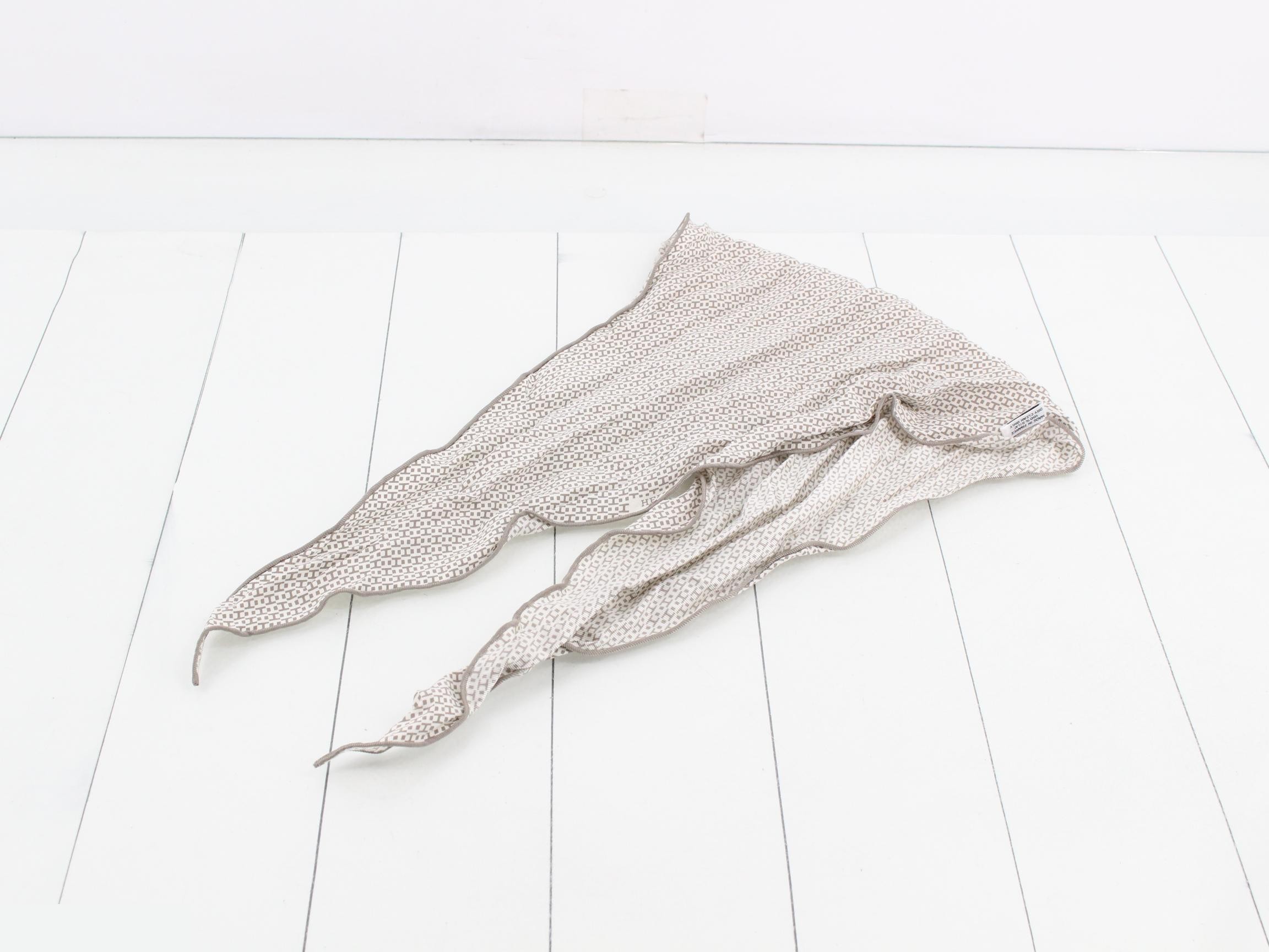 Hermès Losange Silk Scarf, H Pattern — view 2