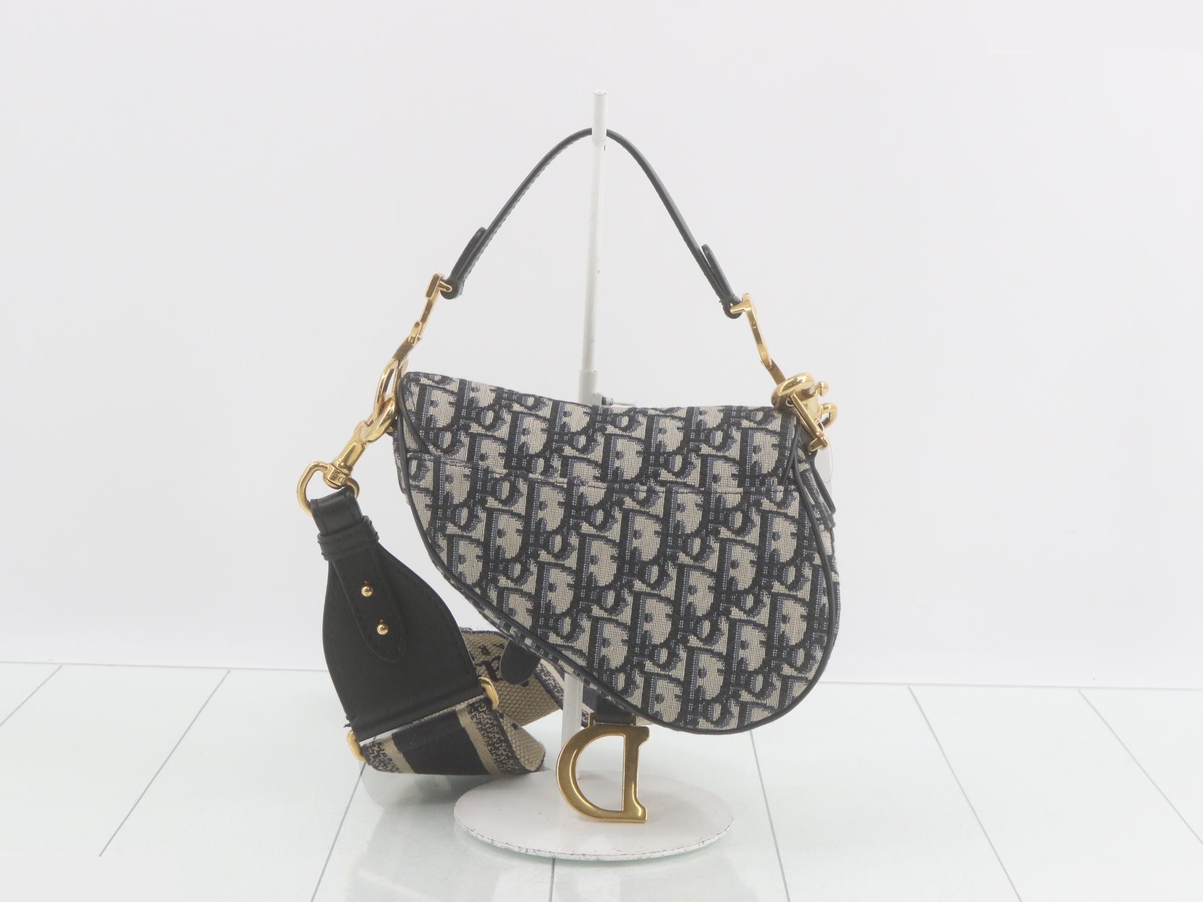 Saddle Trotter Navy Shoulder Bag — view 2