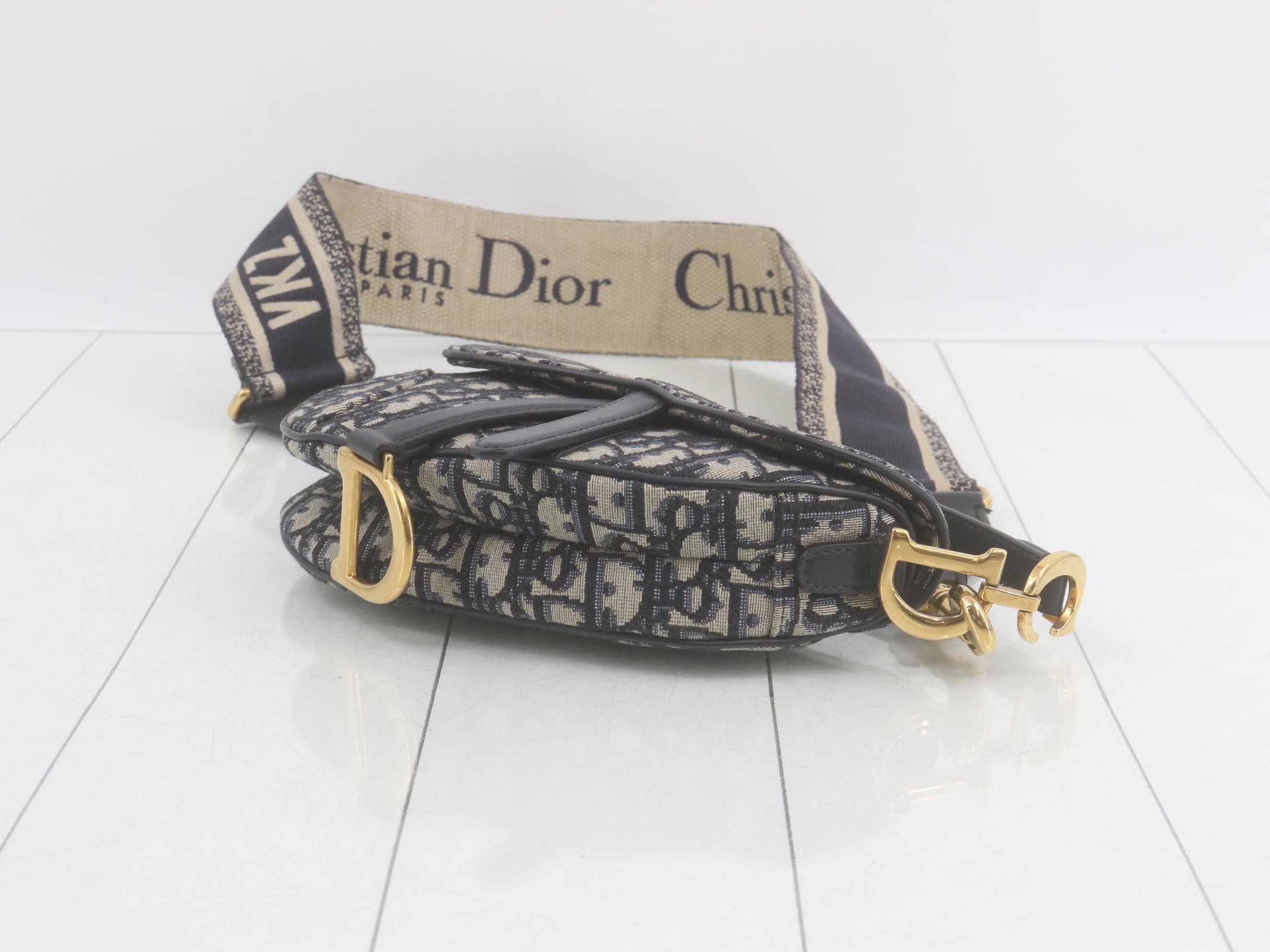 Saddle Trotter Navy Shoulder Bag — view 6