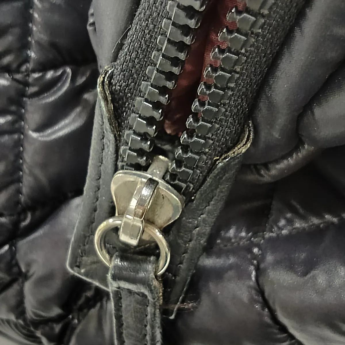 Coco Cocoon Nylon x Lambskin Handbag, Black, Silver Hardware, Item No. 13643578, Series No. 13 — view 13