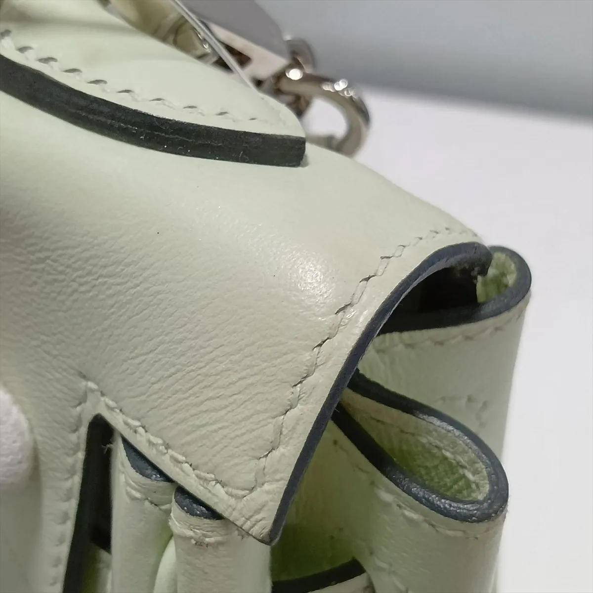[Individually packaged] Hermes Kelly 25 Letournée Veau Swift Vert Fizz Silver Hardware B: 2023 — view 13