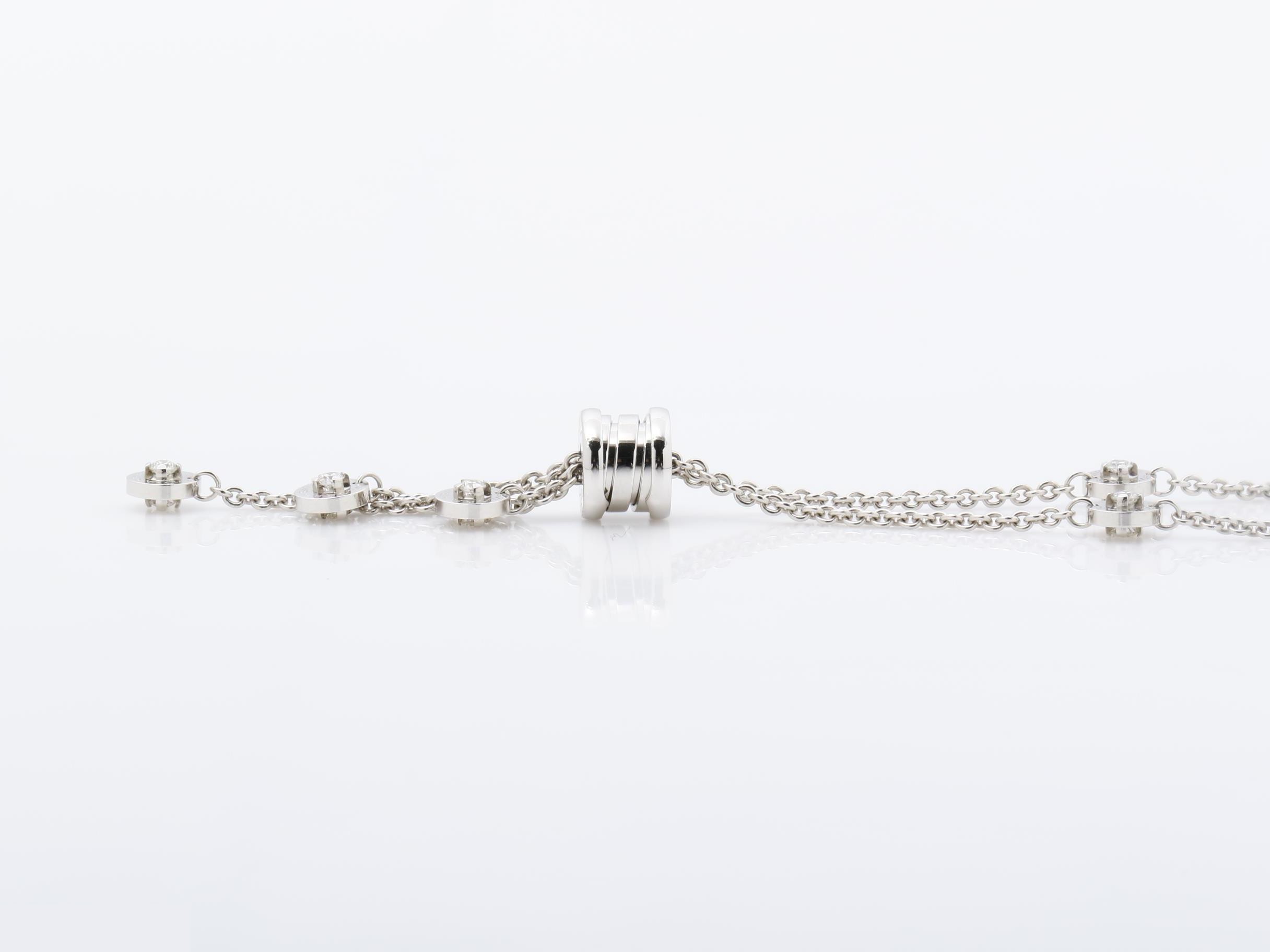 18K White Gold, Diamond-set, 15.8g, Neck circumference approx. 44cm — view 4