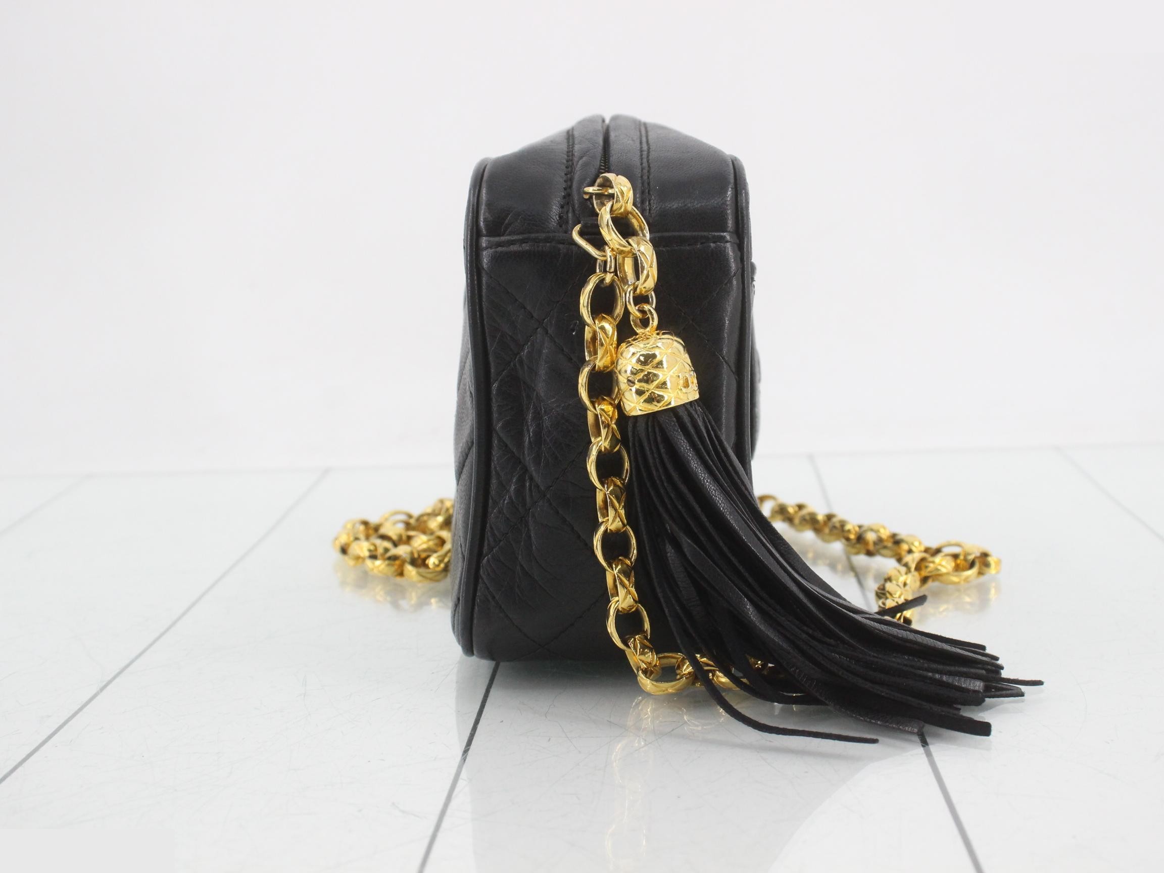 Matelassé Coco Mark Stitch Fringe Shoulder Bag — view 4