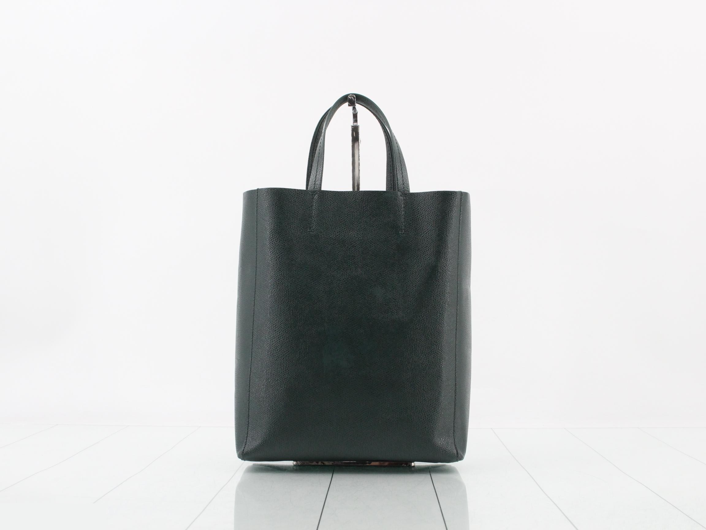 Vertical Cabas Small Leather 2-Way Shoulder/Handbag — view 2