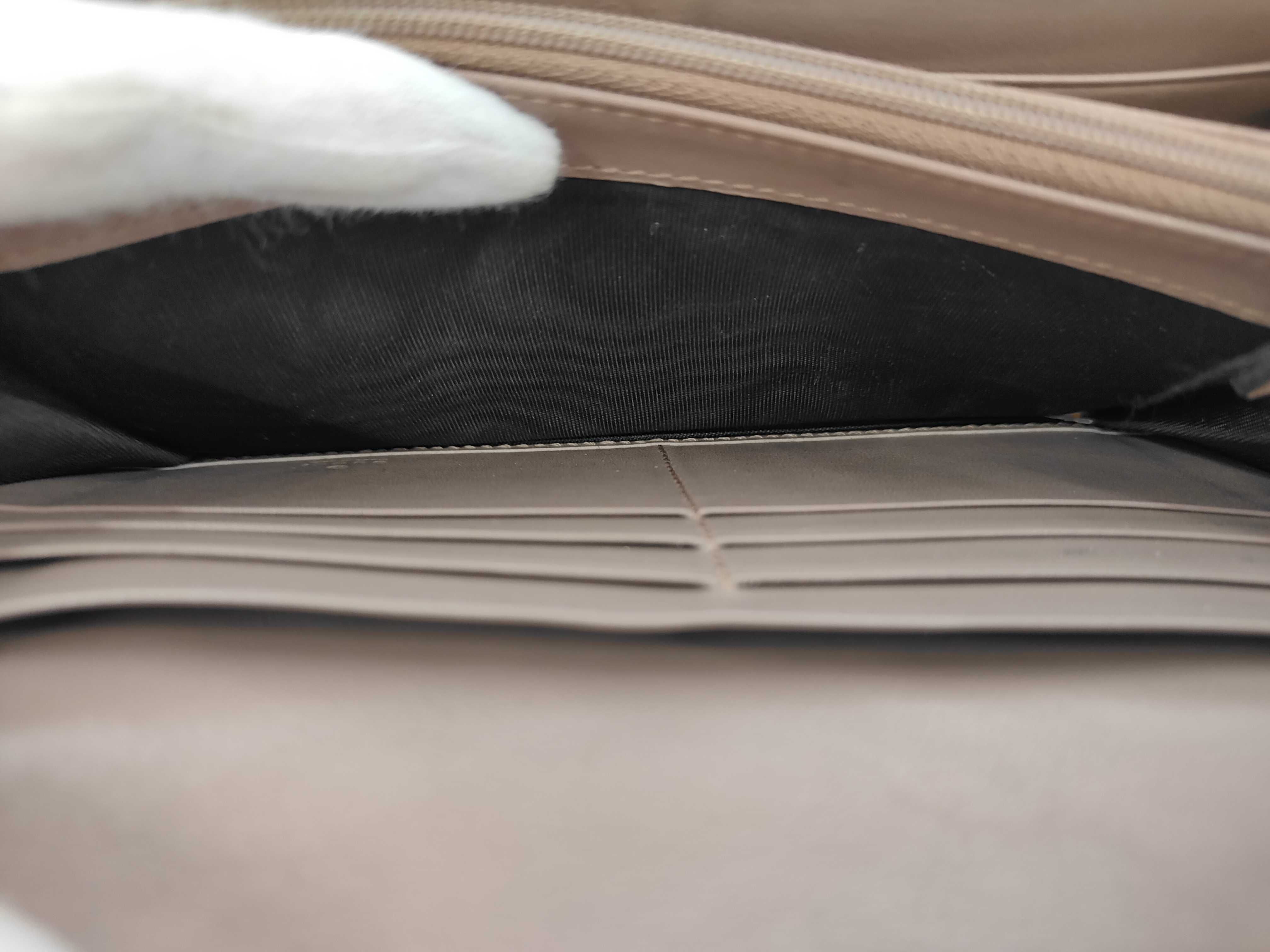 Quilted GG Marmont Leather Beige Long Wallet — view 11