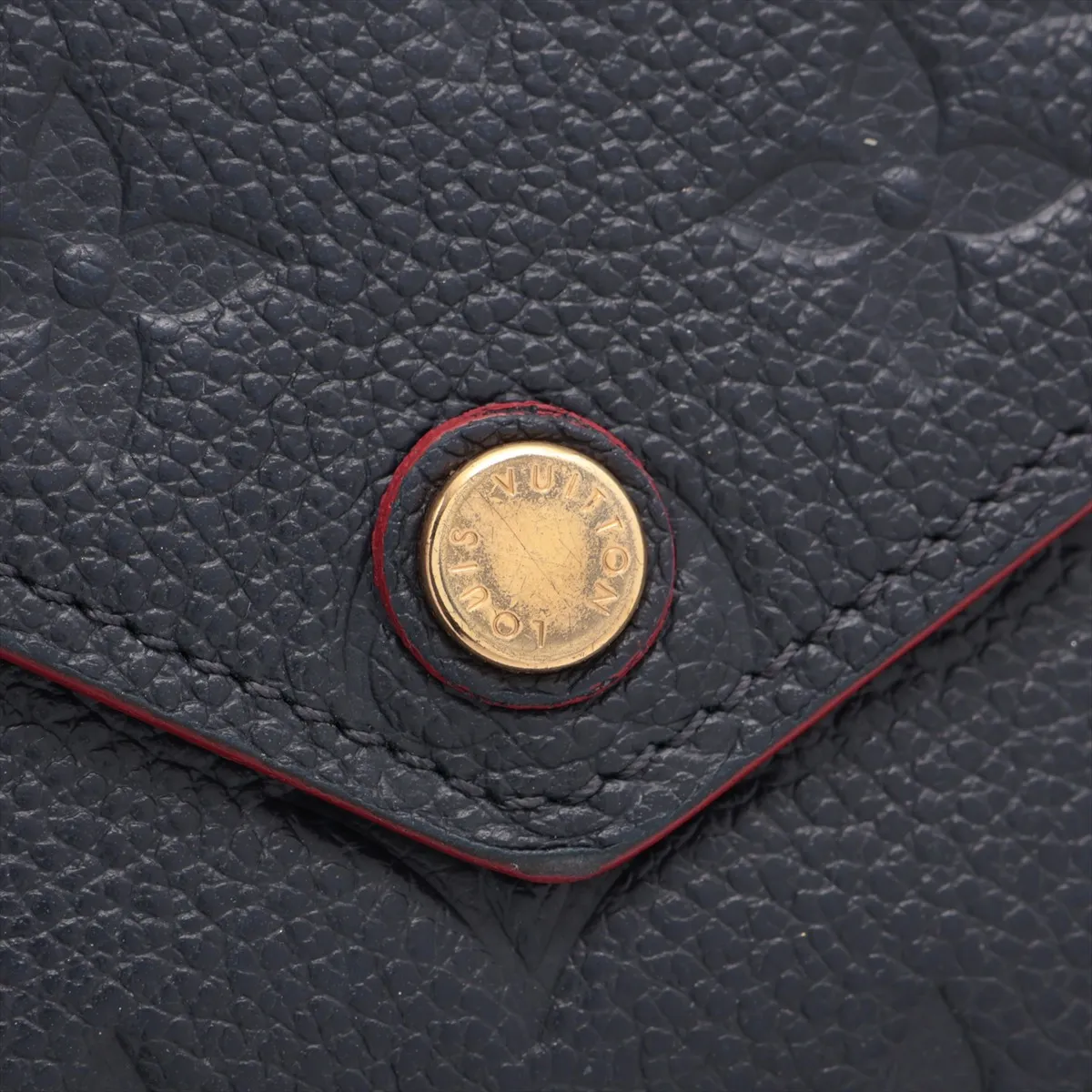 Empreinte Portefeuille Victorine M64577 SP1158 Marine Rouge Compact Wallet — view 9