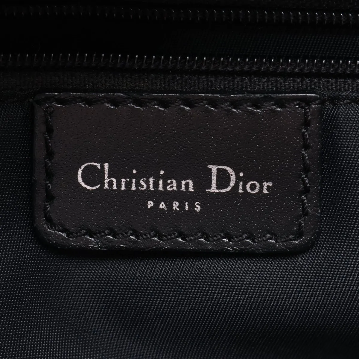 Trotter Canvas x Leather Shoulder Bag, Black — view 10