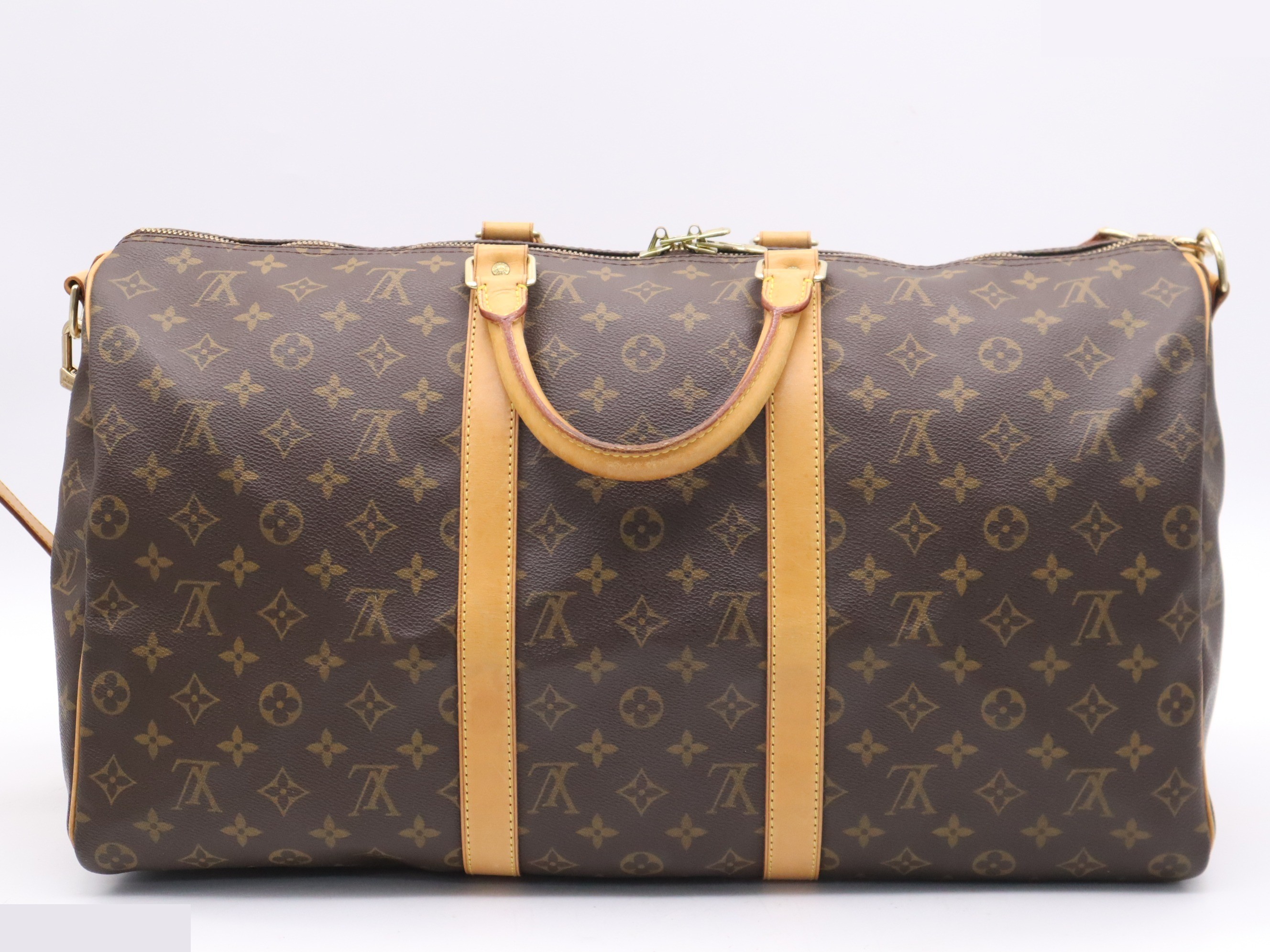 Keepall Bandouliere 50: Shoulder strap, padlock, 2 keys, name tag. — view 2
