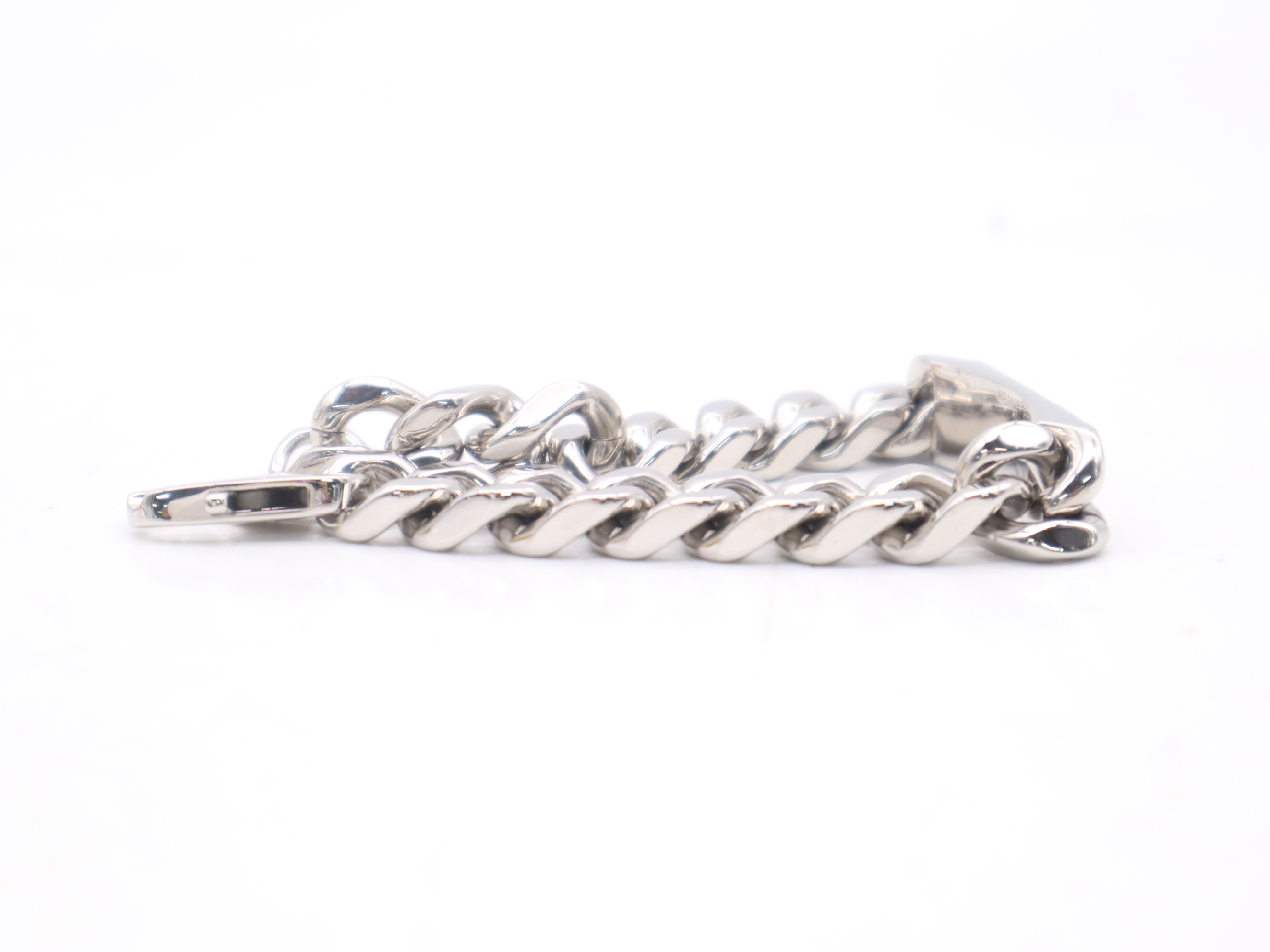 7AJ543 Metal Logo Plate Chain S Bracelet B08 (with box) Bracelet/Bangle — view 5