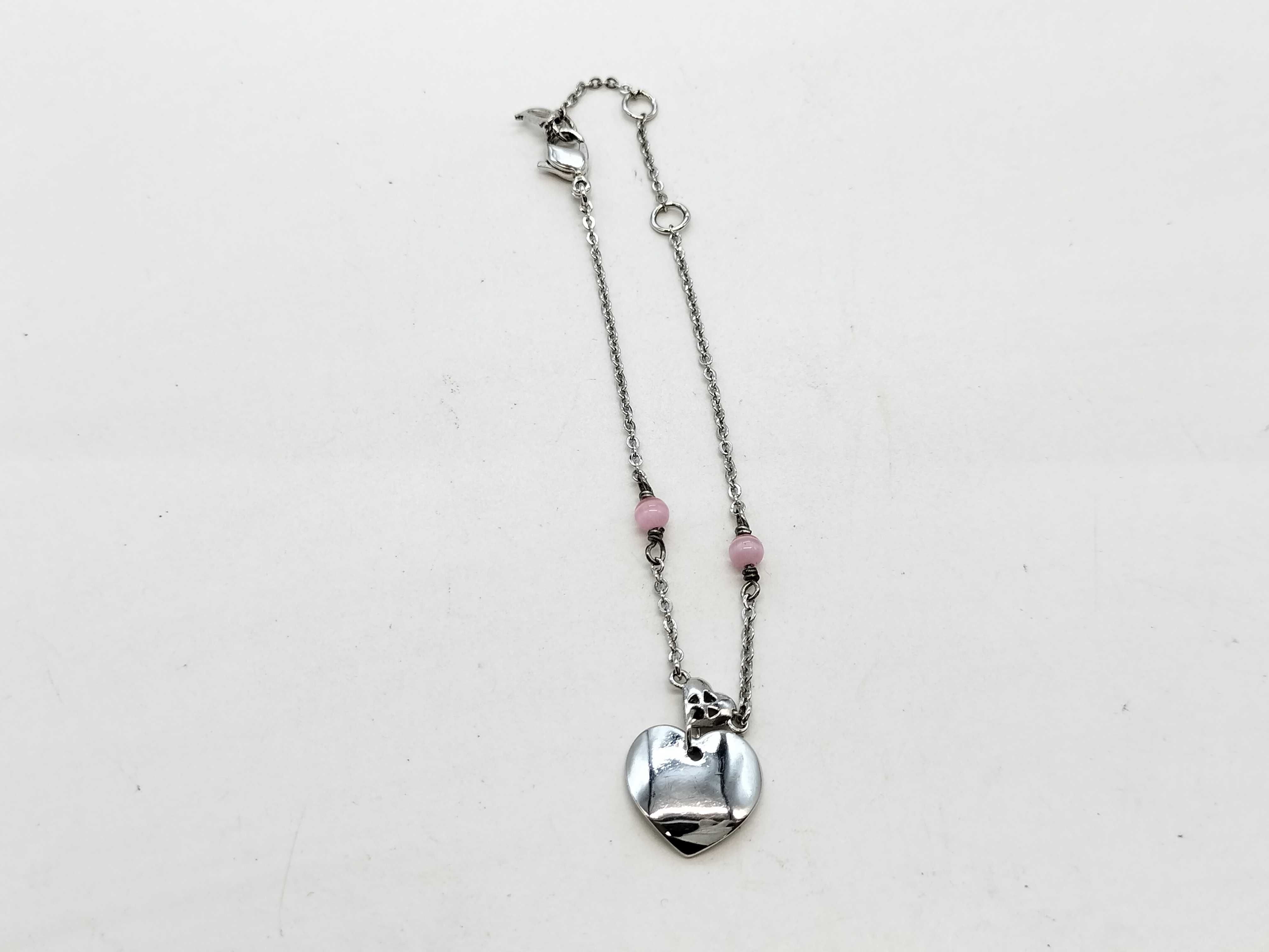 heart motif bracelet, bracelet/bangle — view 2