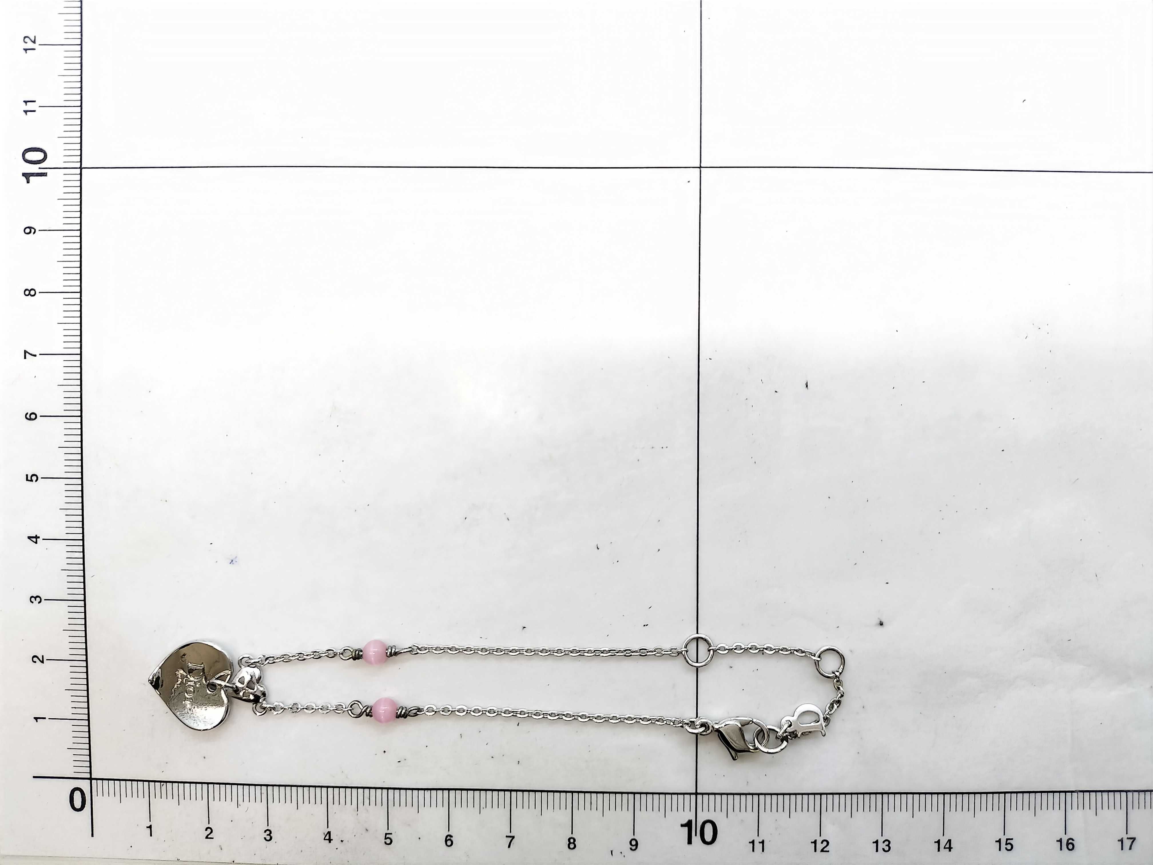 heart motif bracelet, bracelet/bangle — view 6