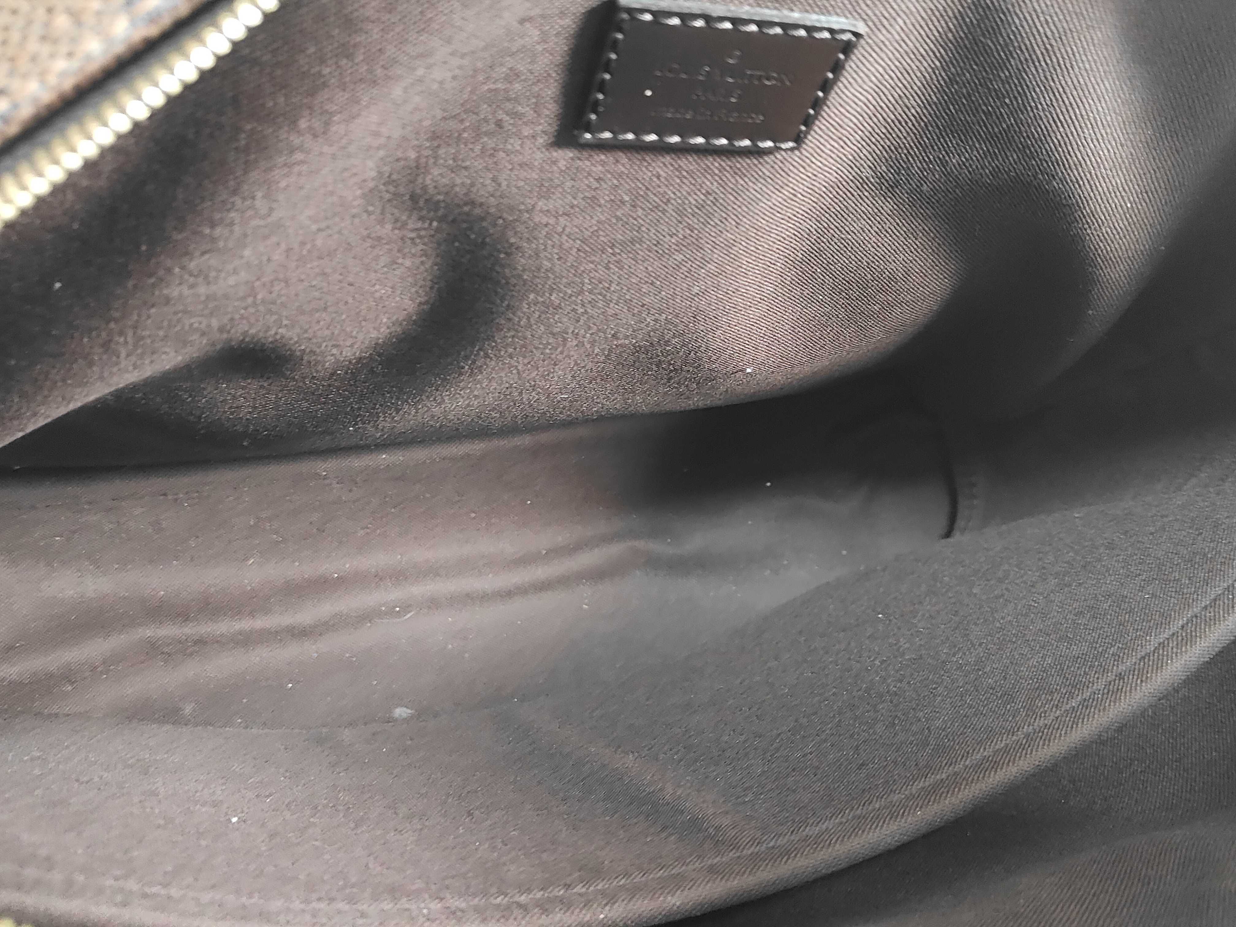 Damier ID- Icare N23252 38 Canvas Brown Handbag GHW AS0161 Business Bag — view 11