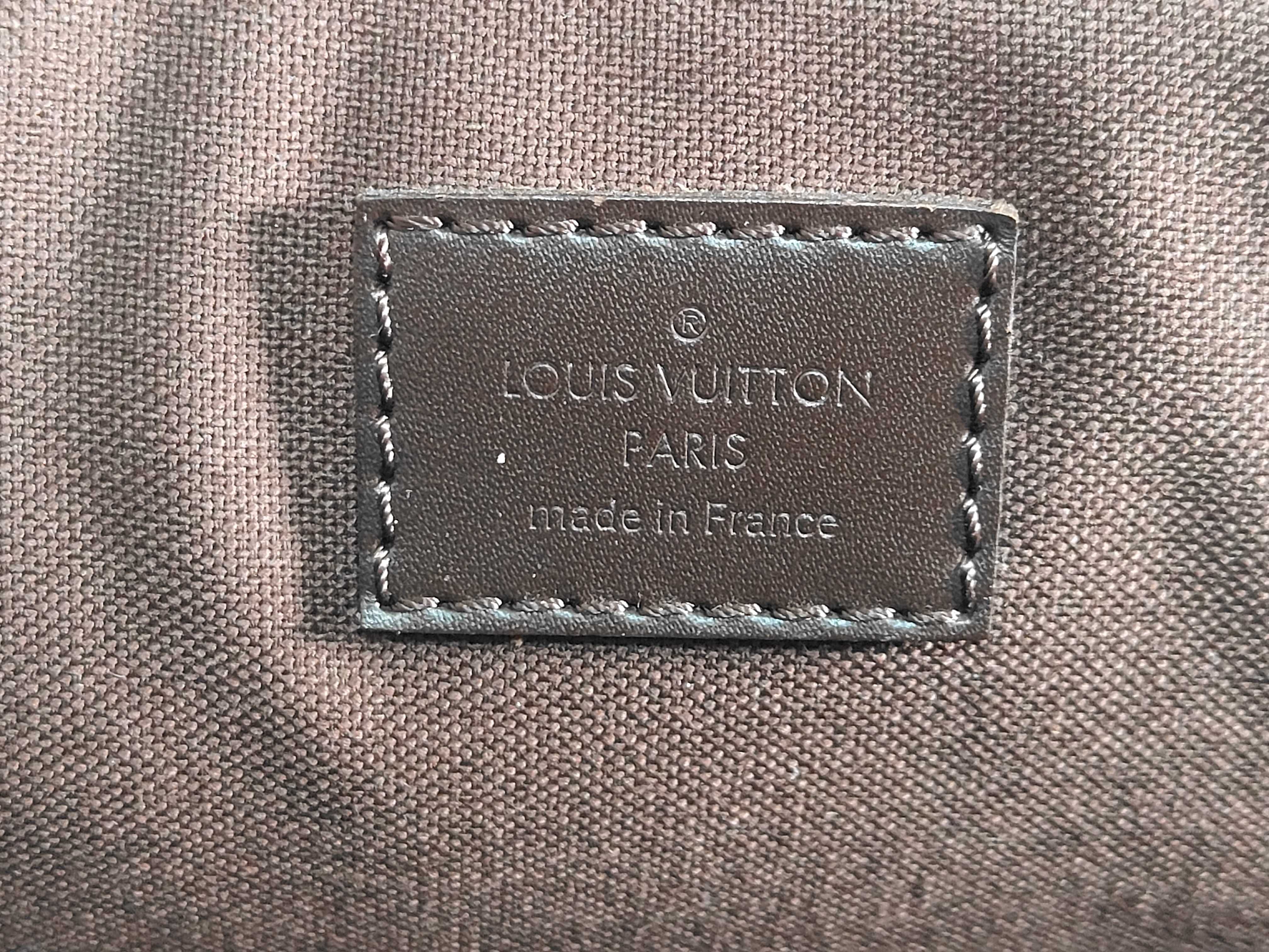 Damier ID- Icare N23252 38 Canvas Brown Handbag GHW AS0161 Business Bag — view 12