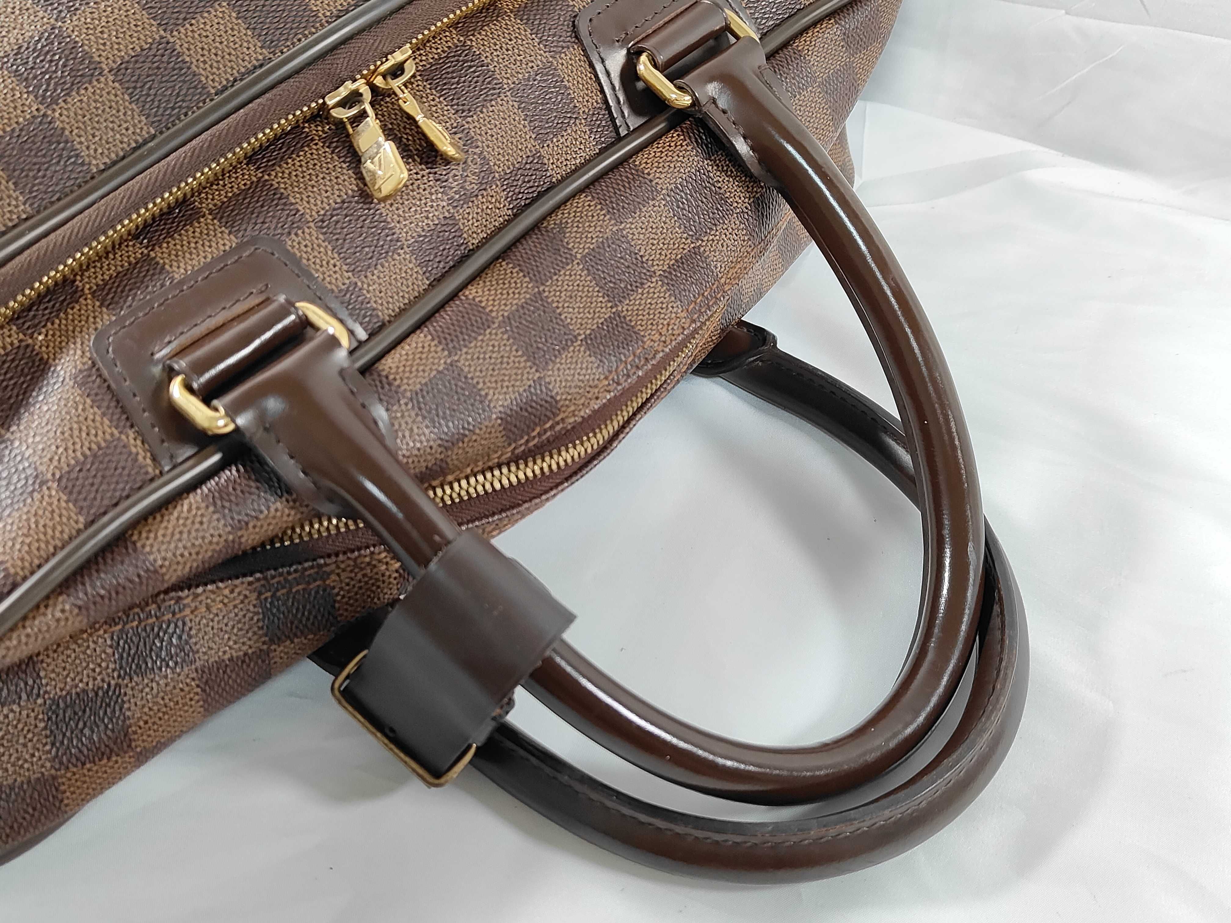 Damier ID- Icare N23252 38 Canvas Brown Handbag GHW AS0161 Business Bag — view 3
