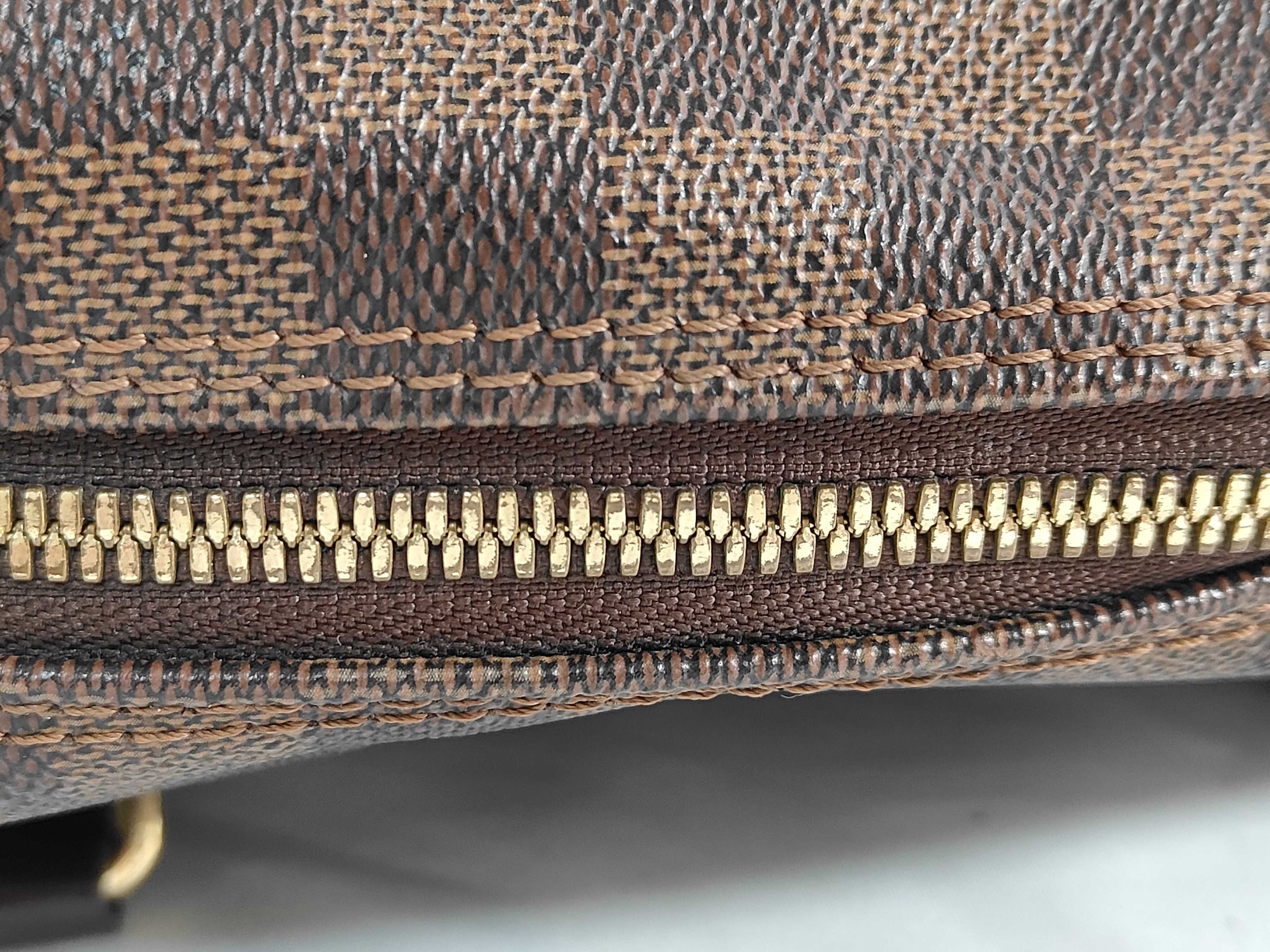 Damier ID- Icare N23252 38 Canvas Brown Handbag GHW AS0161 Business Bag — view 7