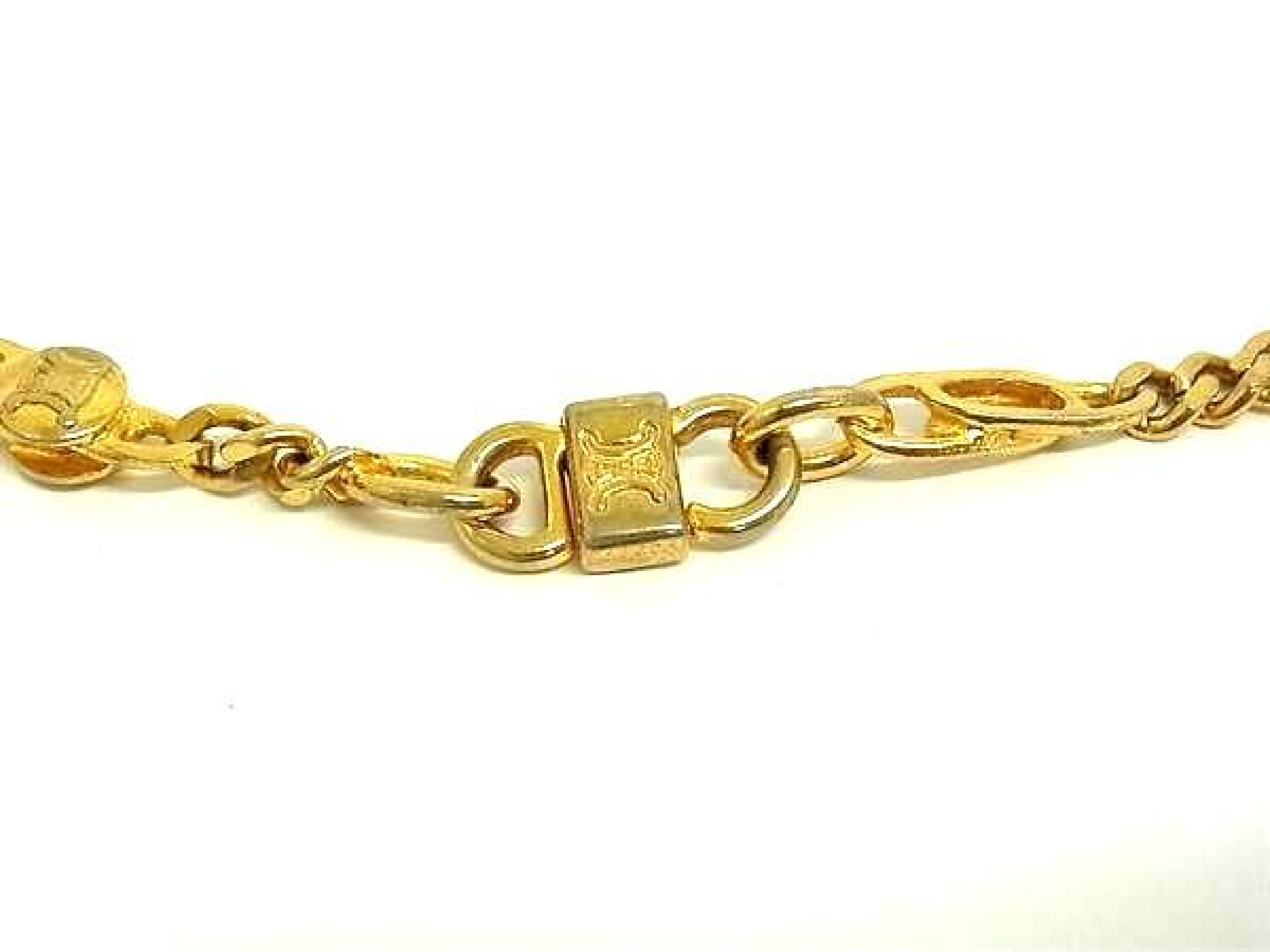 Macadam Long Necklace, Women's Accessory, Gold Tone, FW8000 Necklace — view 2