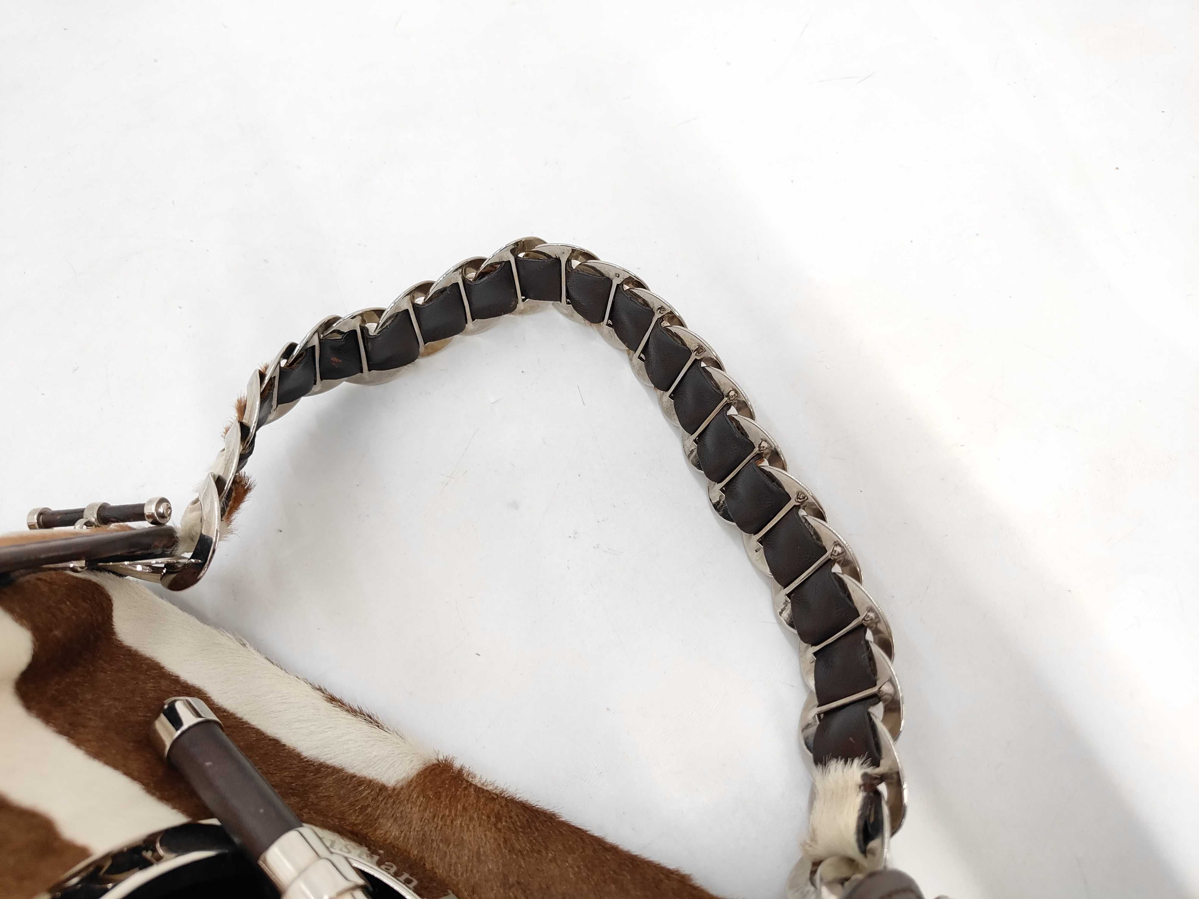 Leopard Print Calfskin Shoulder Bag/Handbag — view 5