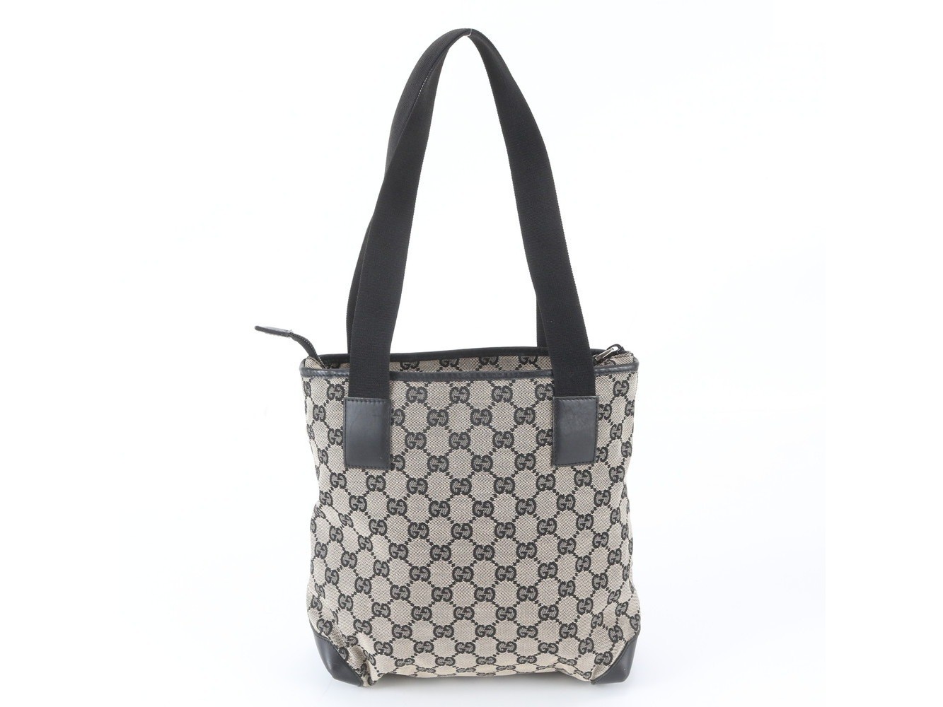 GG Canvas 019 0402 Leather Tote Bag — view 3