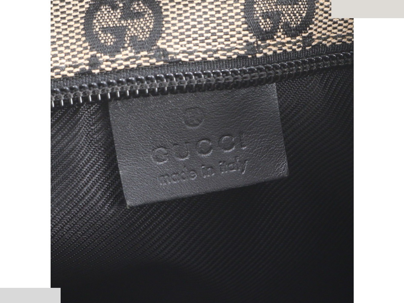 GG Canvas 019 0402 Leather Tote Bag — view 8