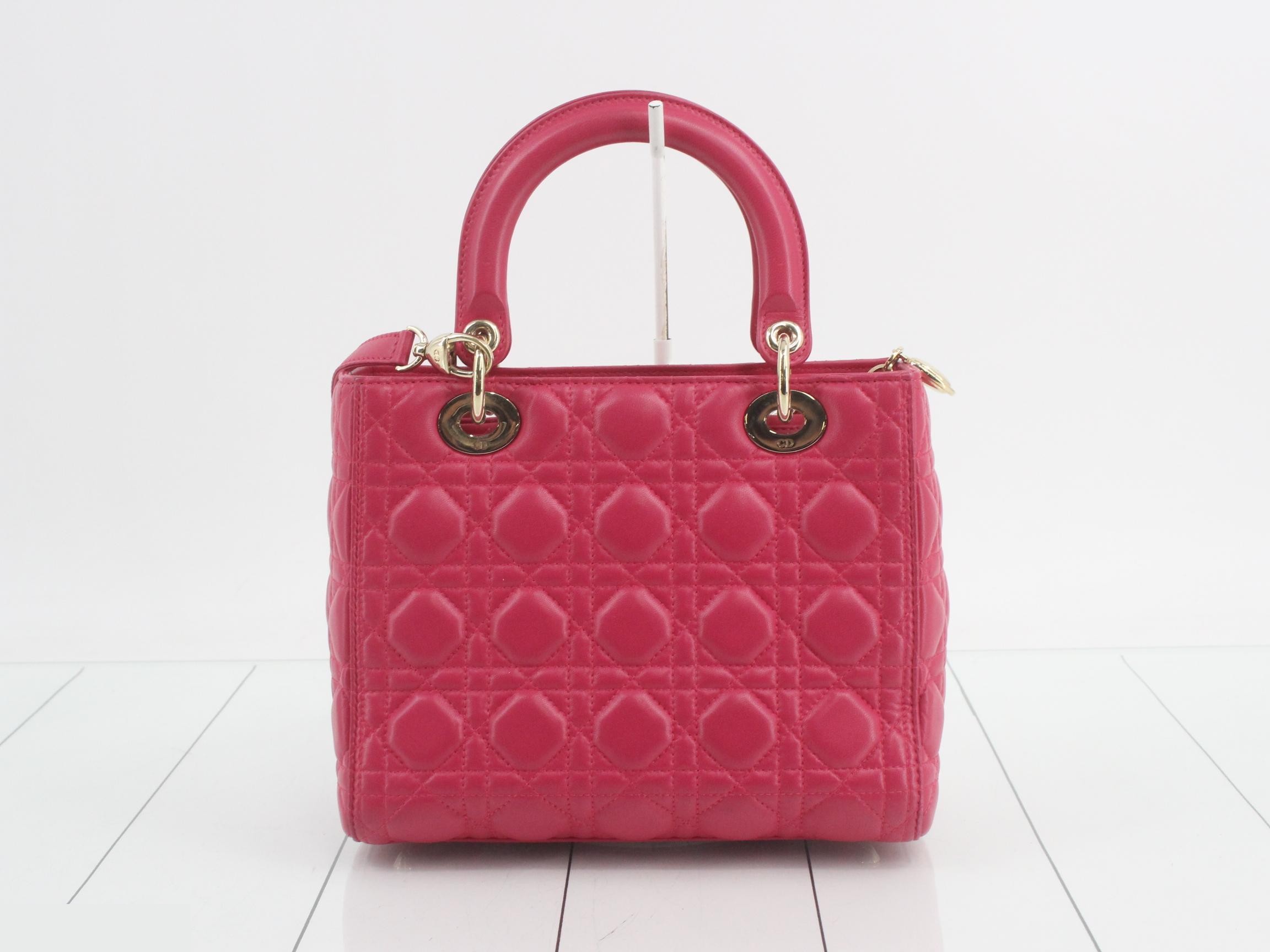 Lady Dior Cannage Lamb 2WAY — view 2