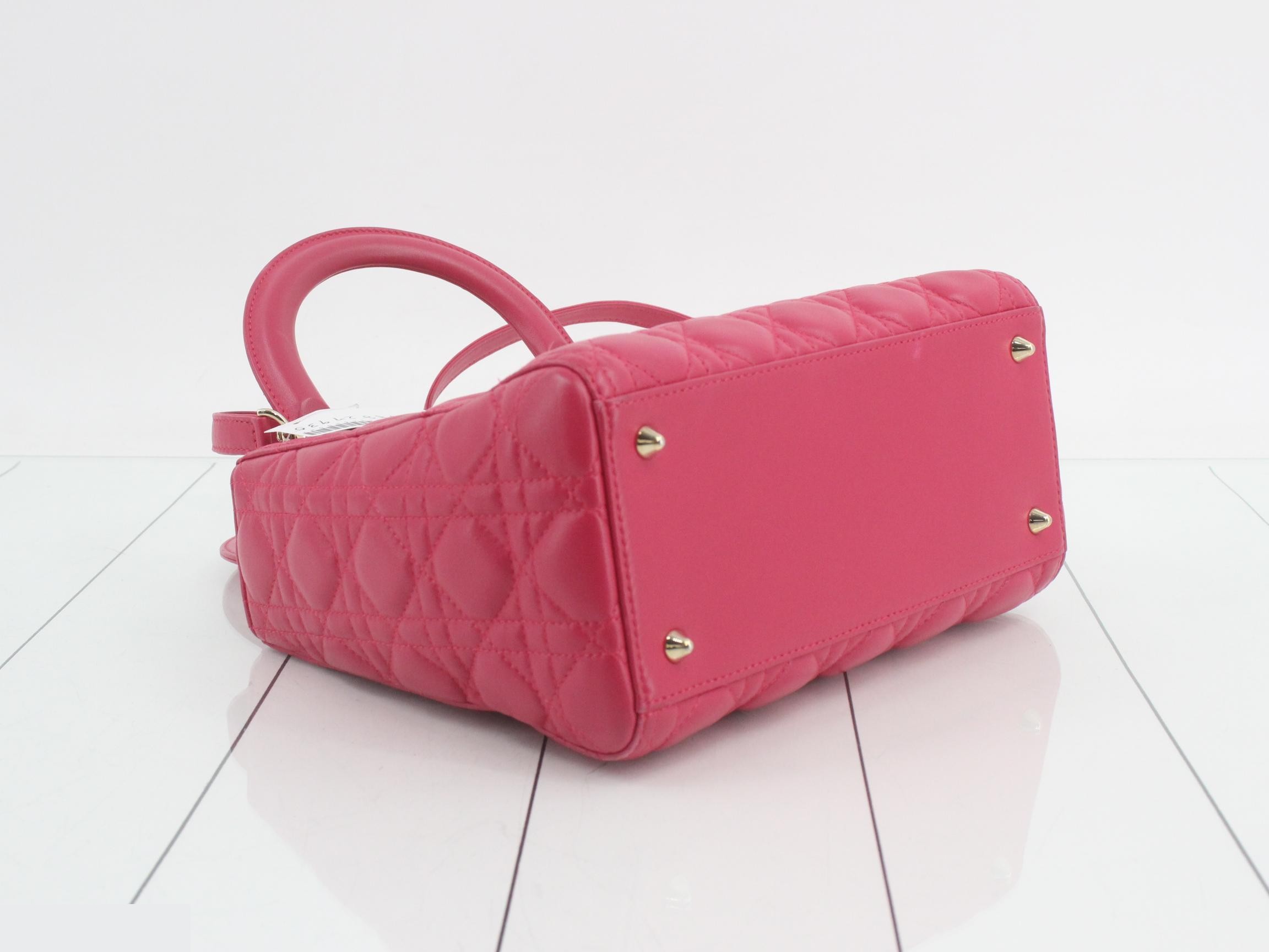 Lady Dior Cannage Lamb 2WAY — view 5