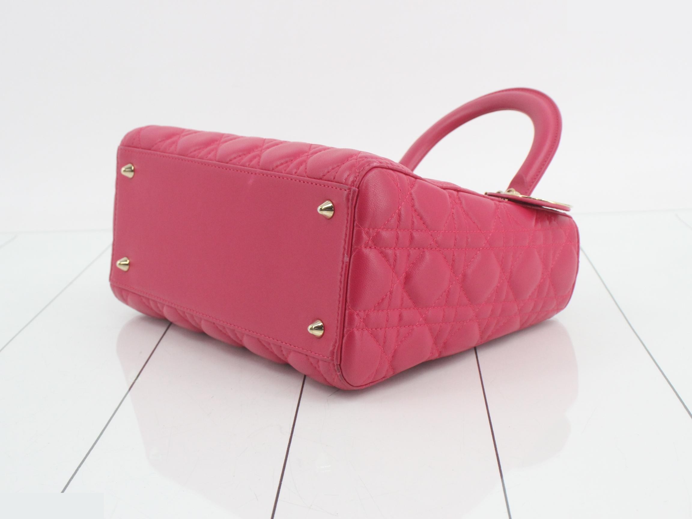 Lady Dior Cannage Lamb 2WAY — view 6
