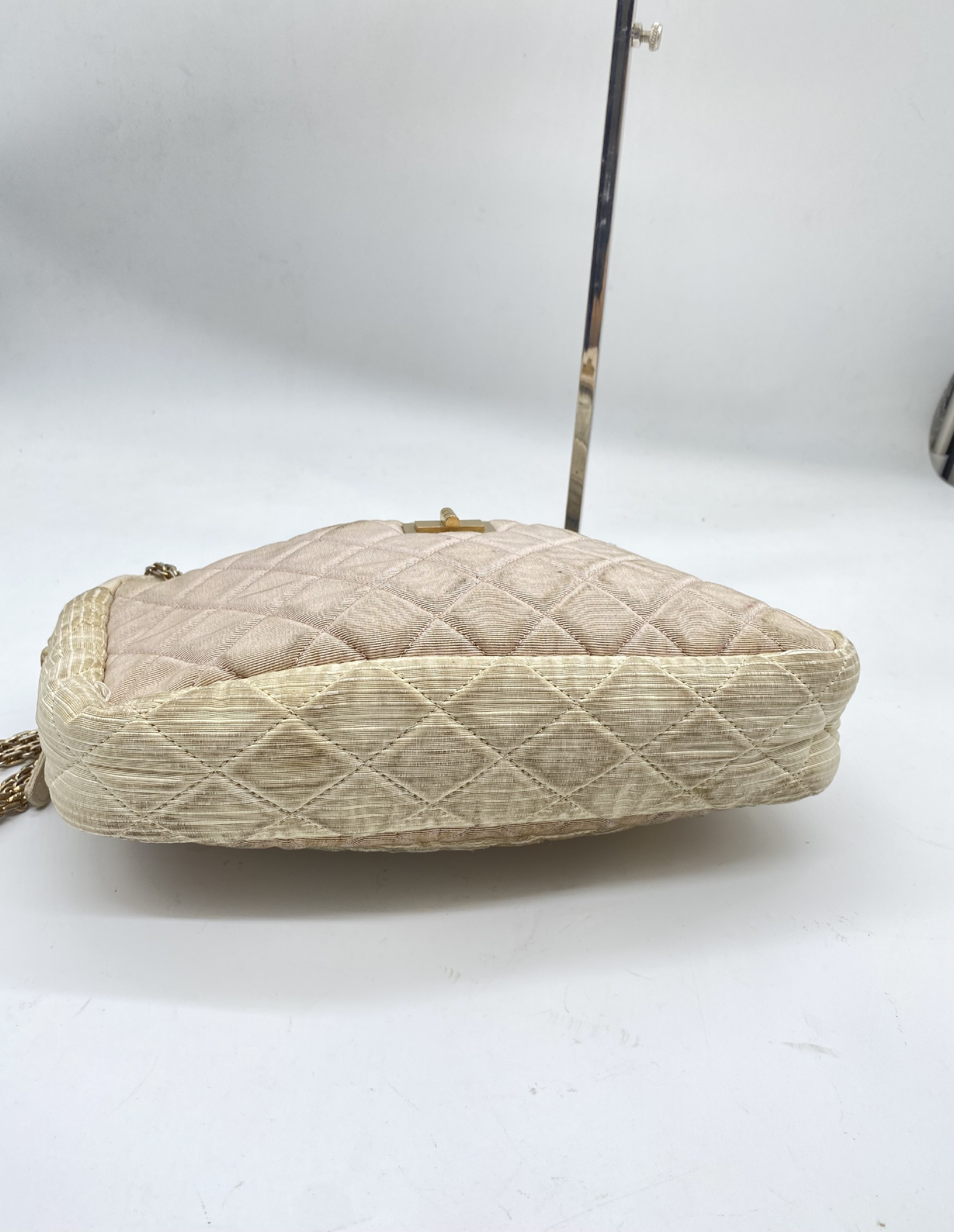 Matelassé 2.55 Canvas Shoulder Bag (with seal, serial number in the 12s) — view 6