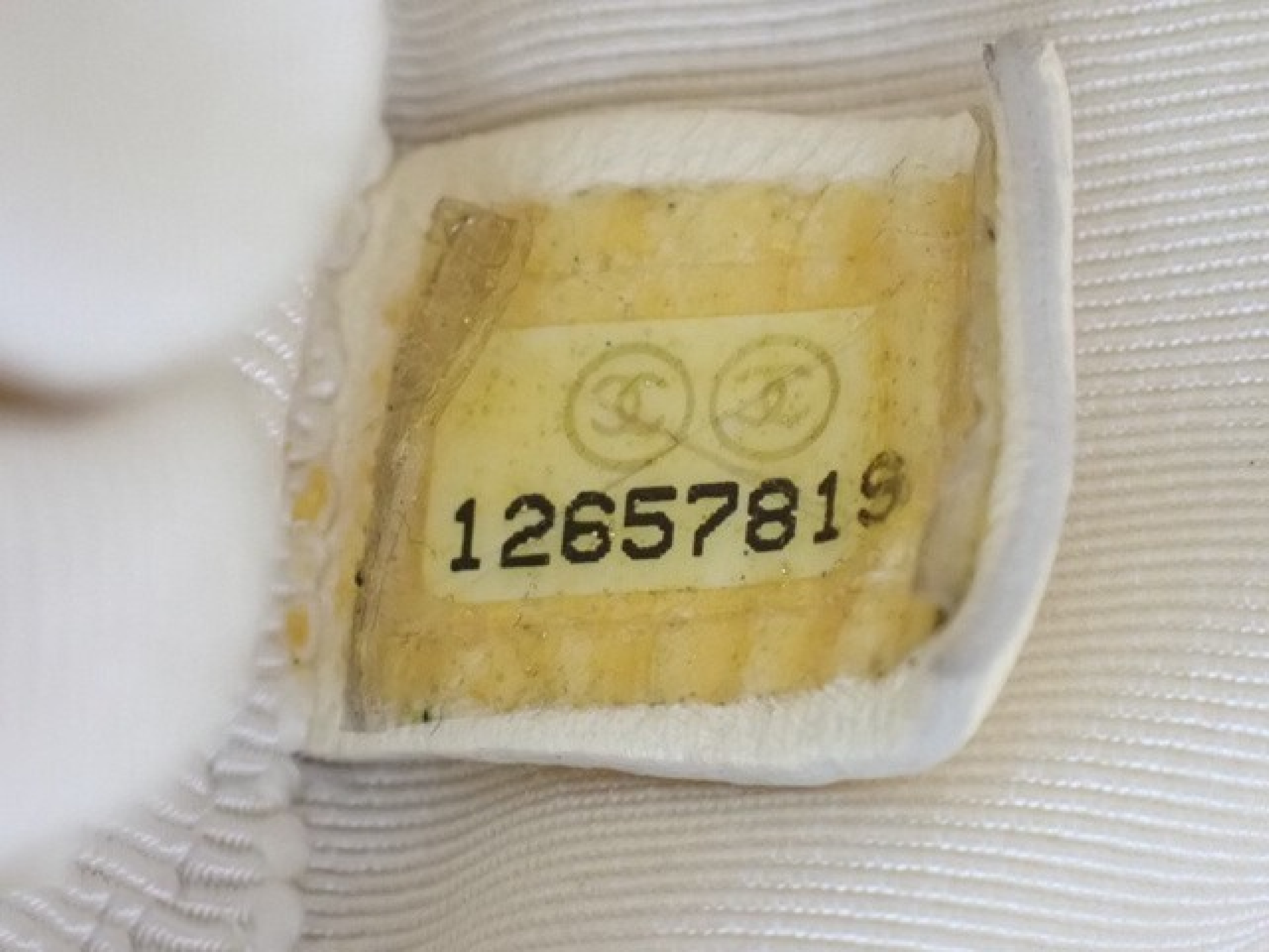Matelassé 2.55 Canvas Shoulder Bag (with seal, serial number in the 12s) — view 10