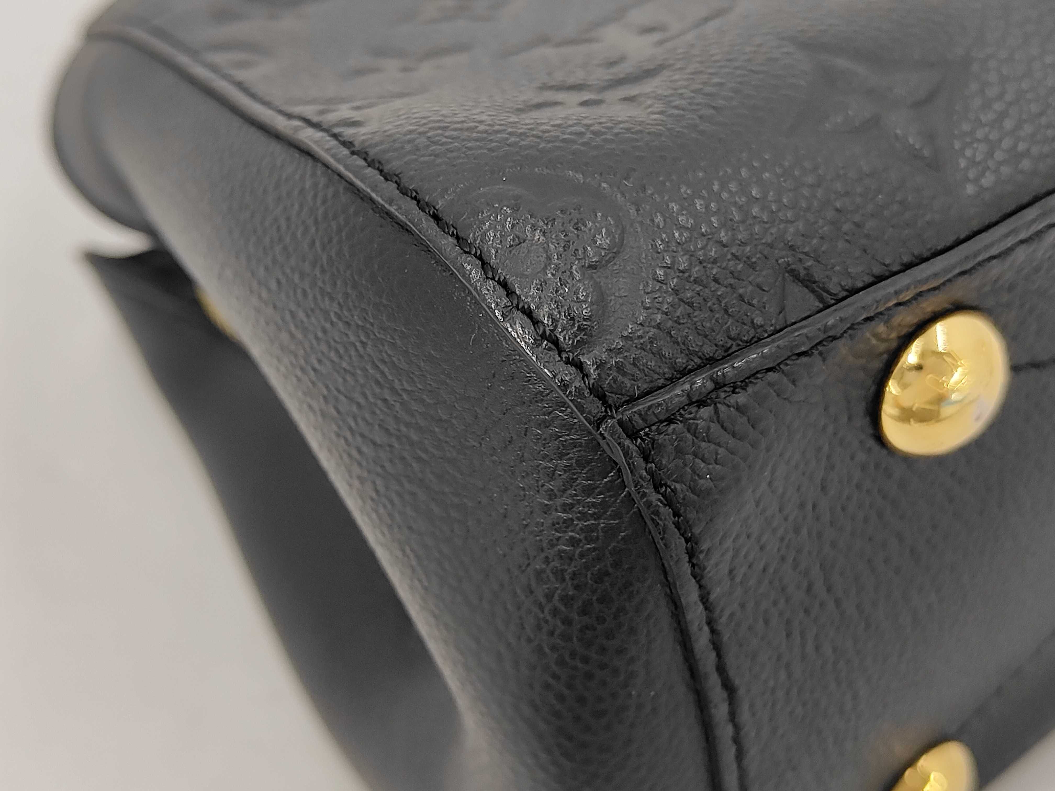 Monogram Empreinte Louis Vuitton Empreinte Montaigne BB Noir TR3117 Handbag — view 3