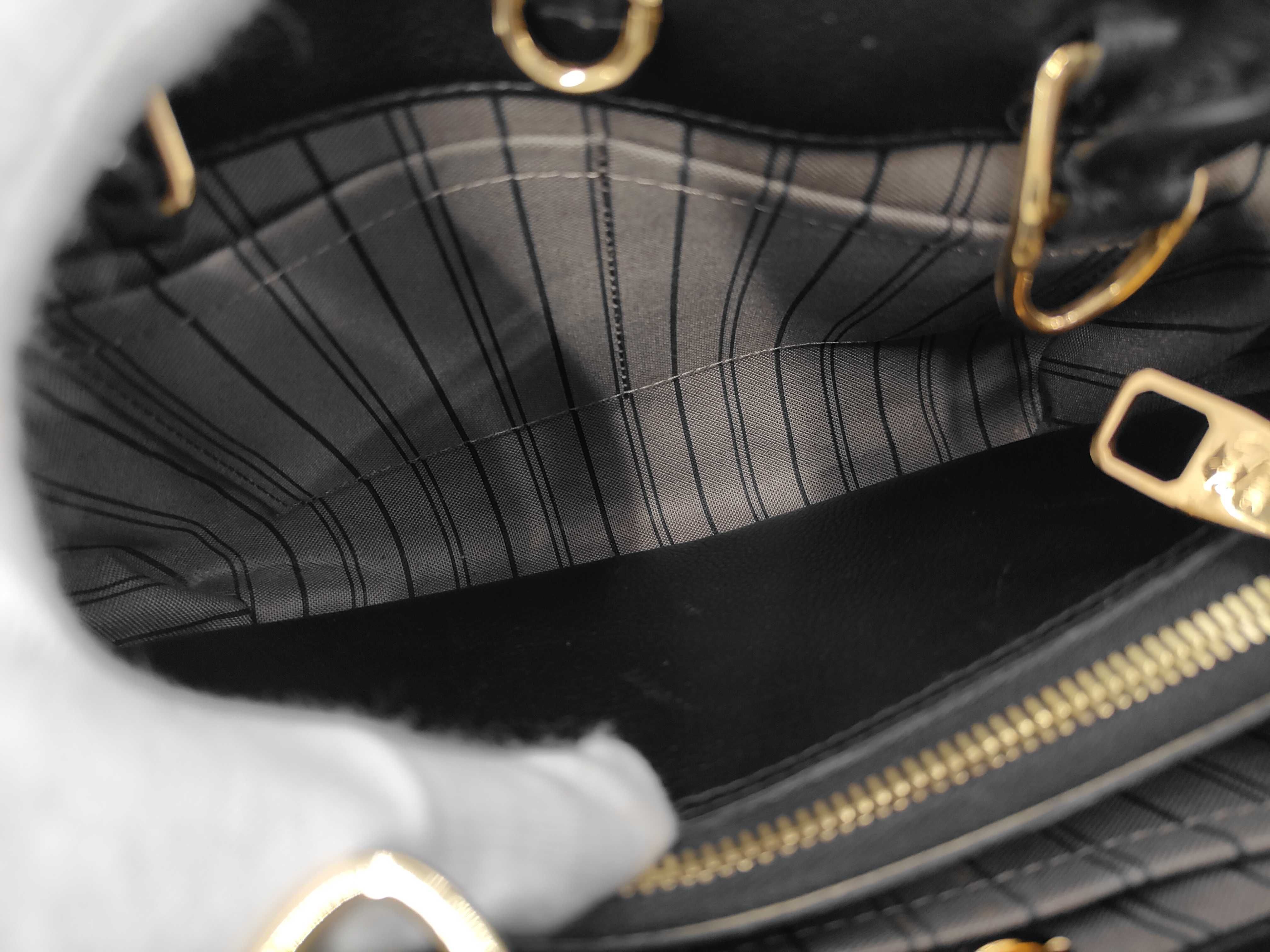 Monogram Empreinte Louis Vuitton Empreinte Montaigne BB Noir TR3117 Handbag — view 8