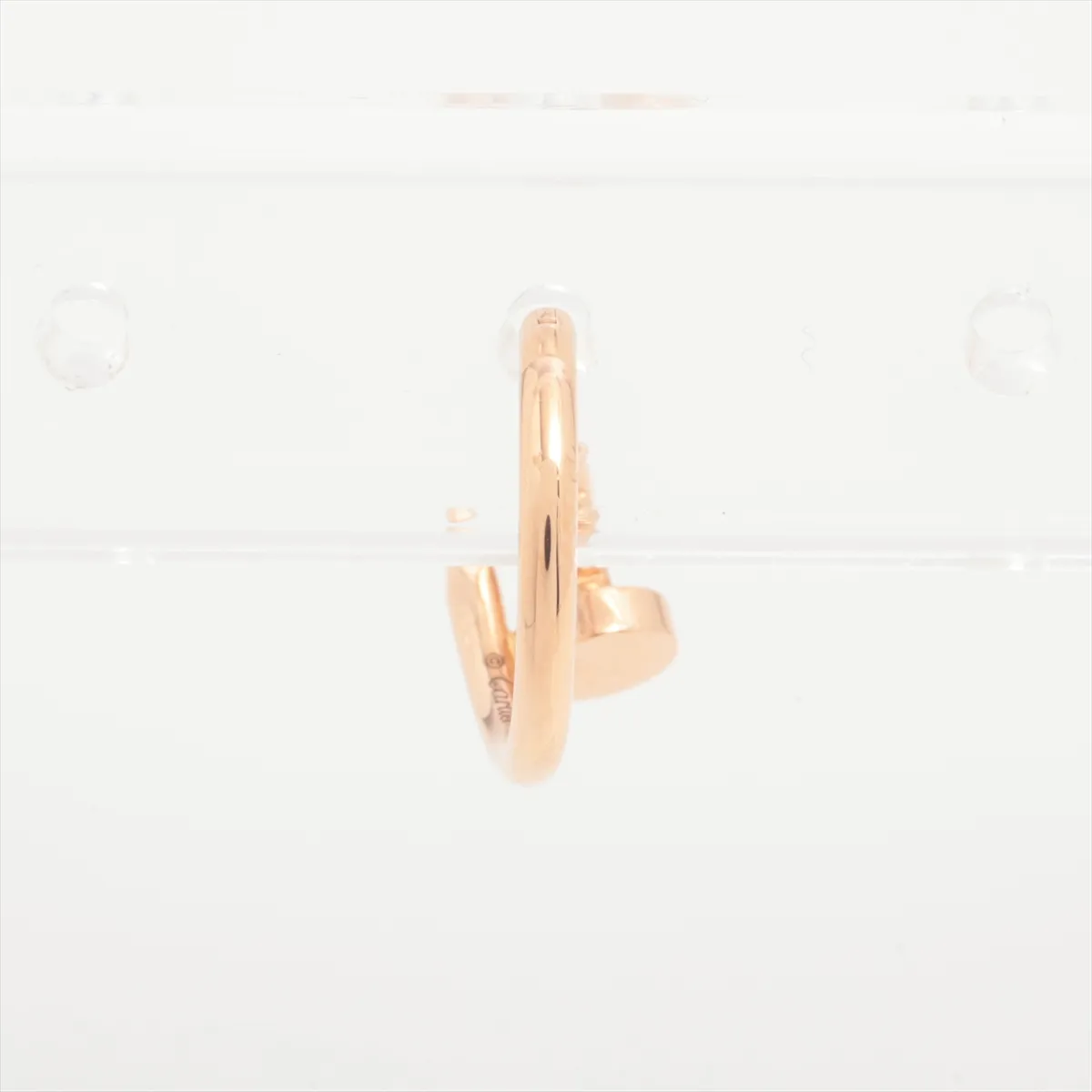 Juste un Clou single earring, 750 (PG), 1.2g, 139FVH, stiff clasp. — view 3