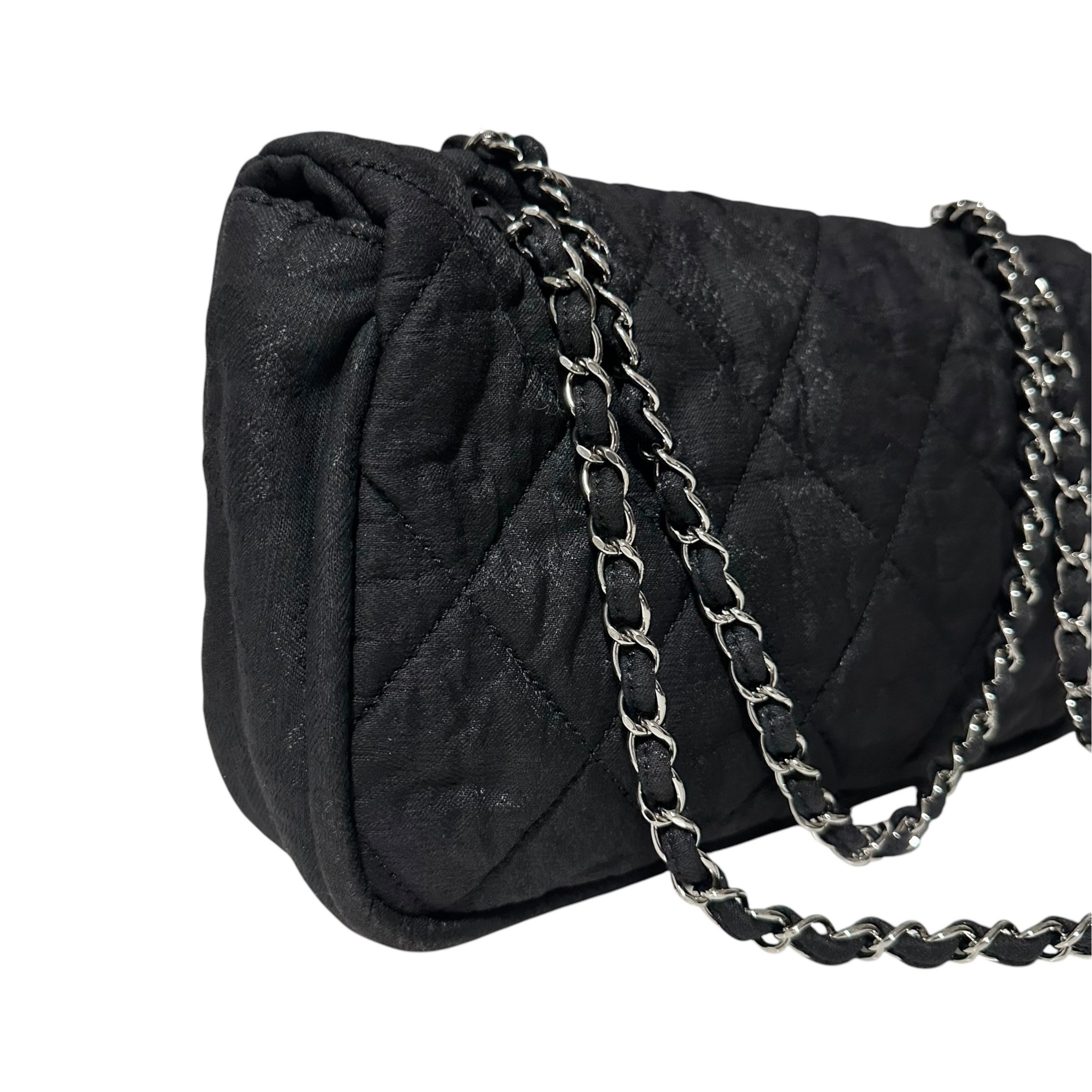 Matelassé coated canvas, Coco Mark, double chain — view 5