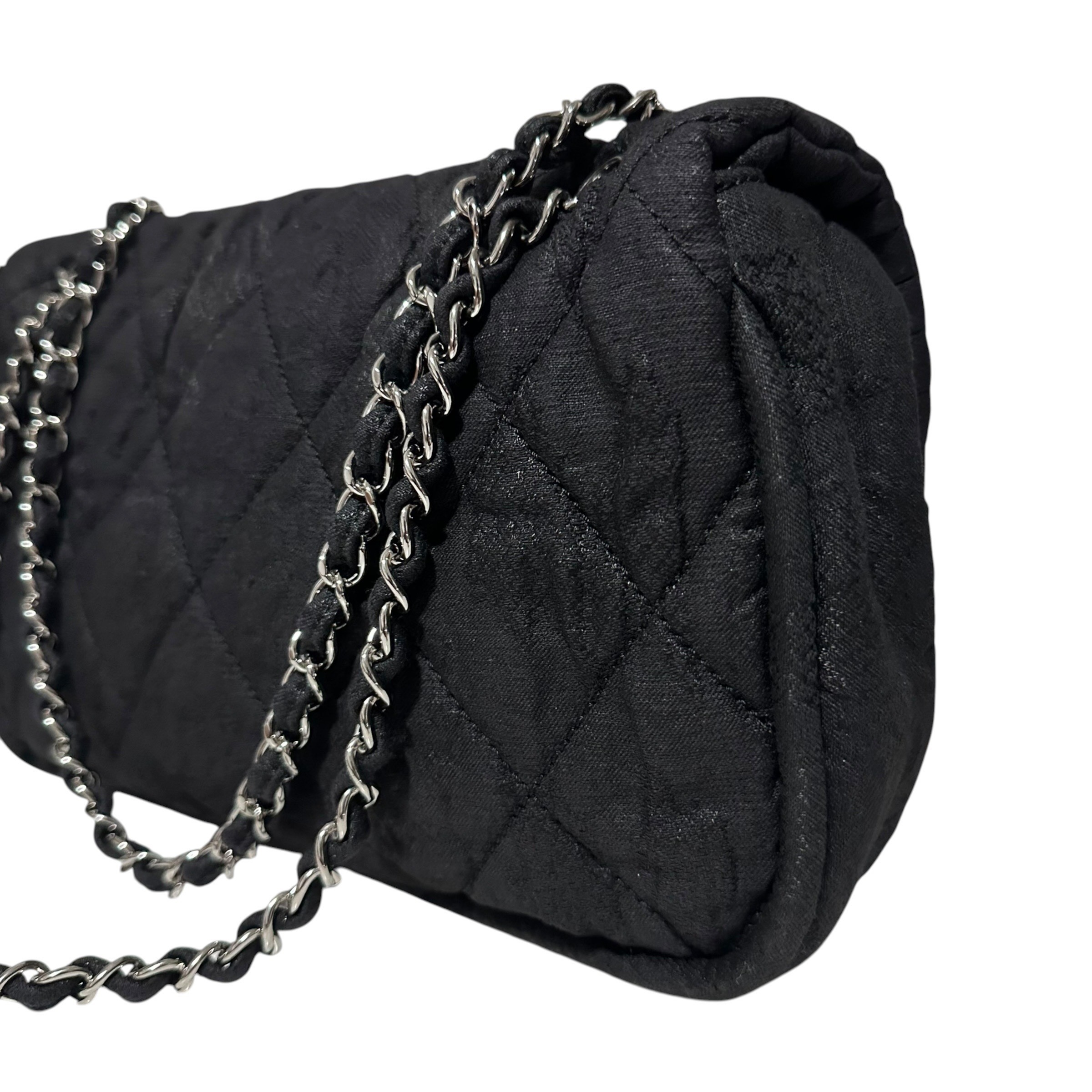 Matelassé coated canvas, Coco Mark, double chain — view 6