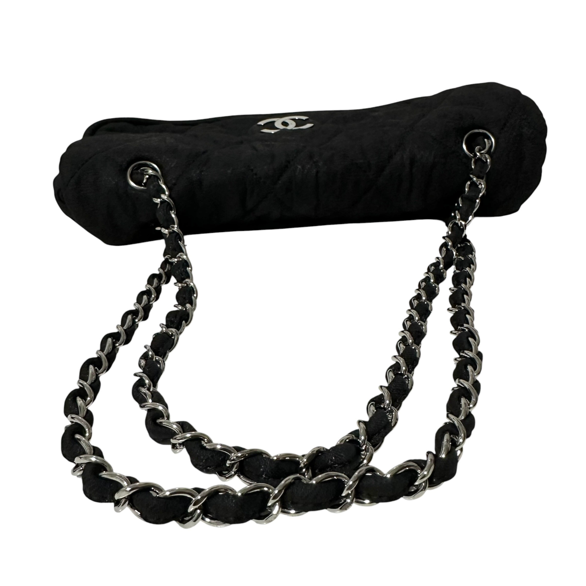 Matelassé coated canvas, Coco Mark, double chain — view 7
