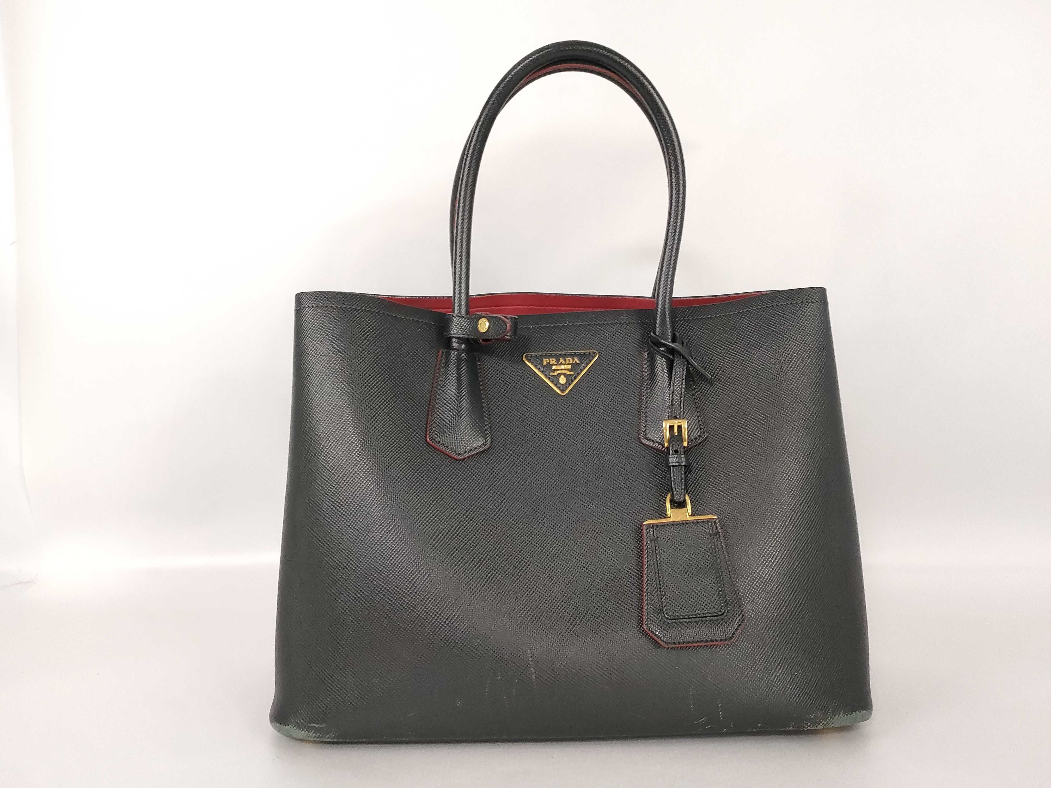 Saffiano Doublé Leather Handbag