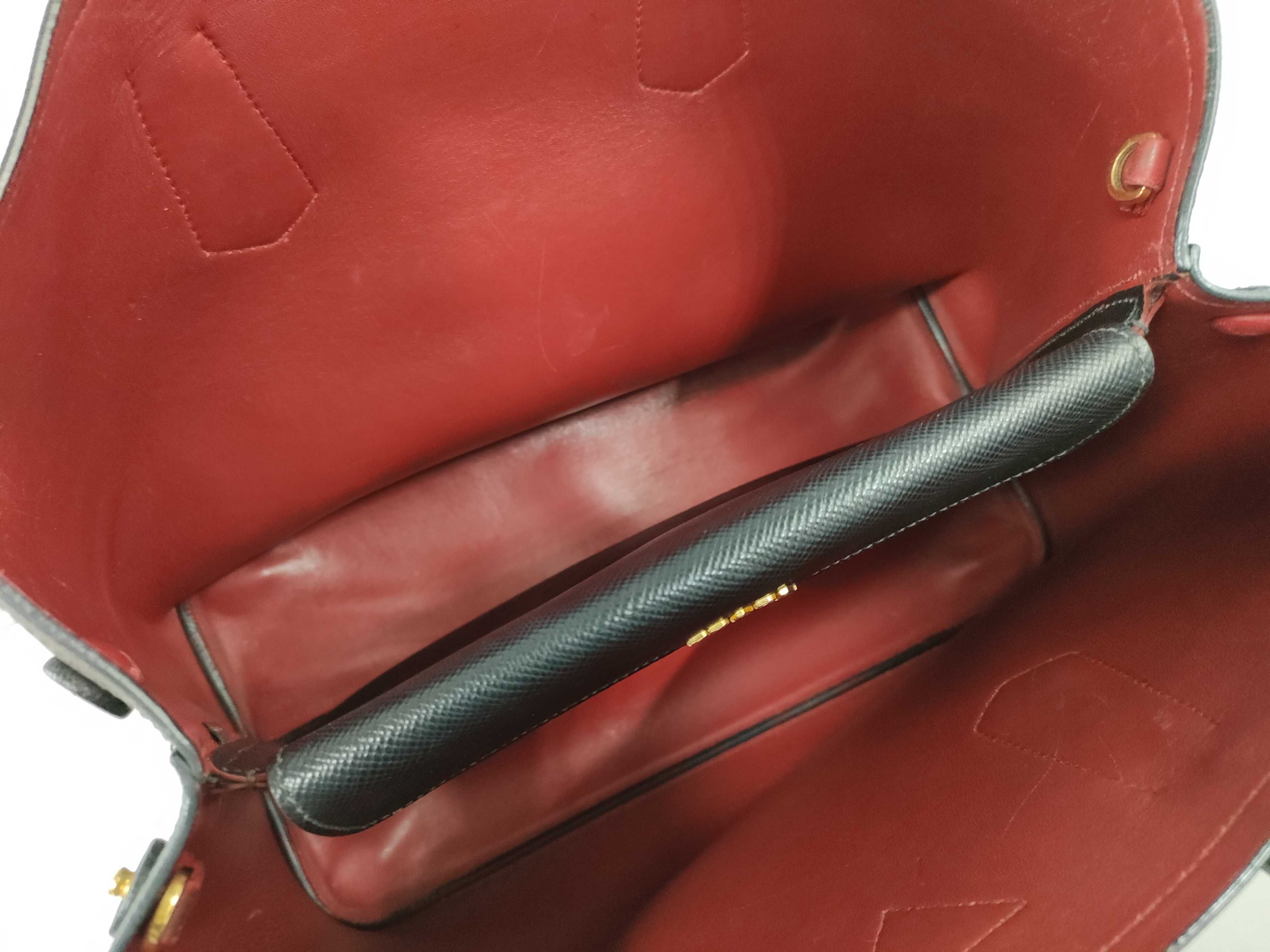Saffiano Doublé Leather Handbag — view 8