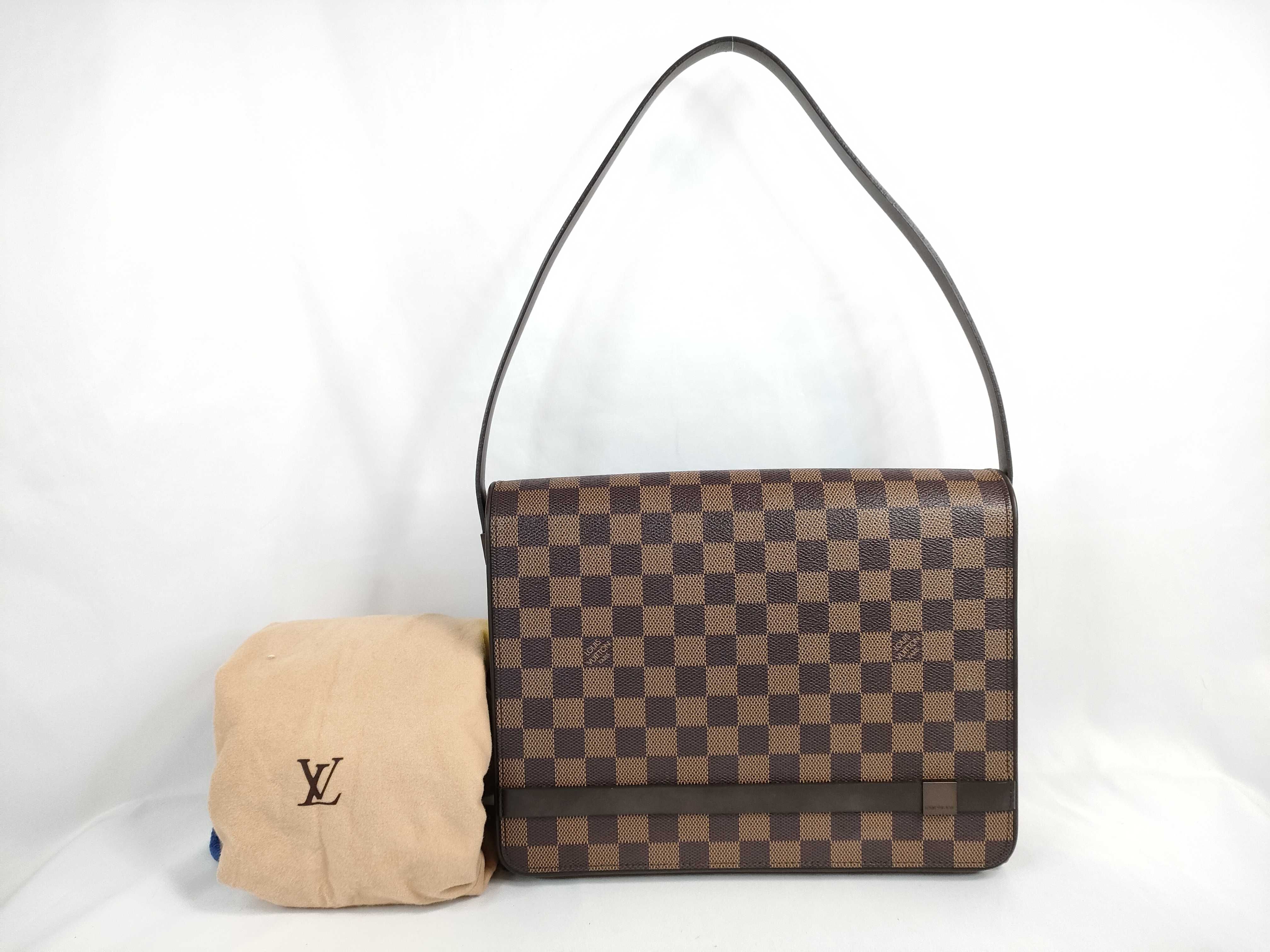 Damier N51161 Tribeca Carre Shoulder Bag