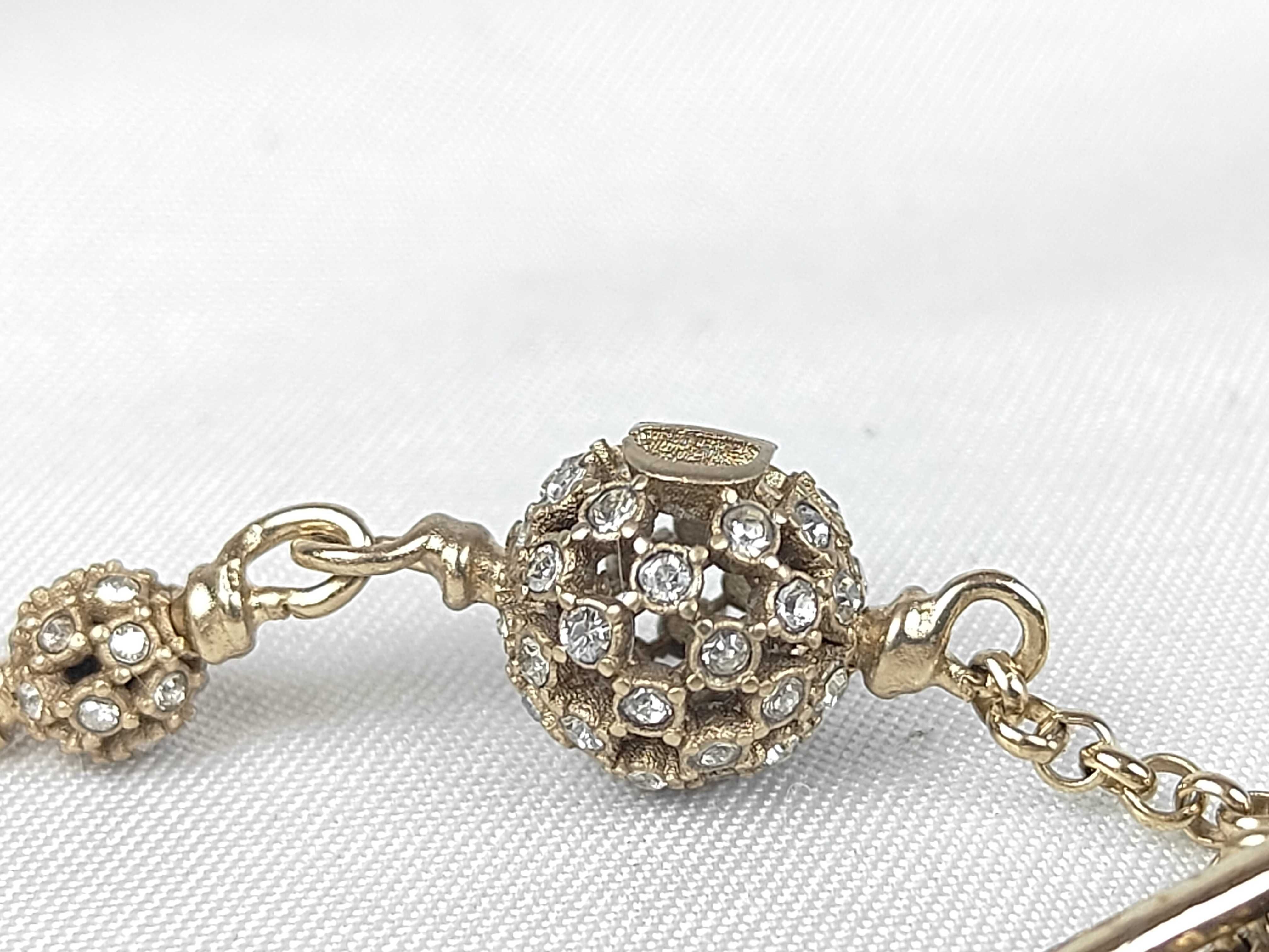 Pearl Chain Pin Brooch — view 3