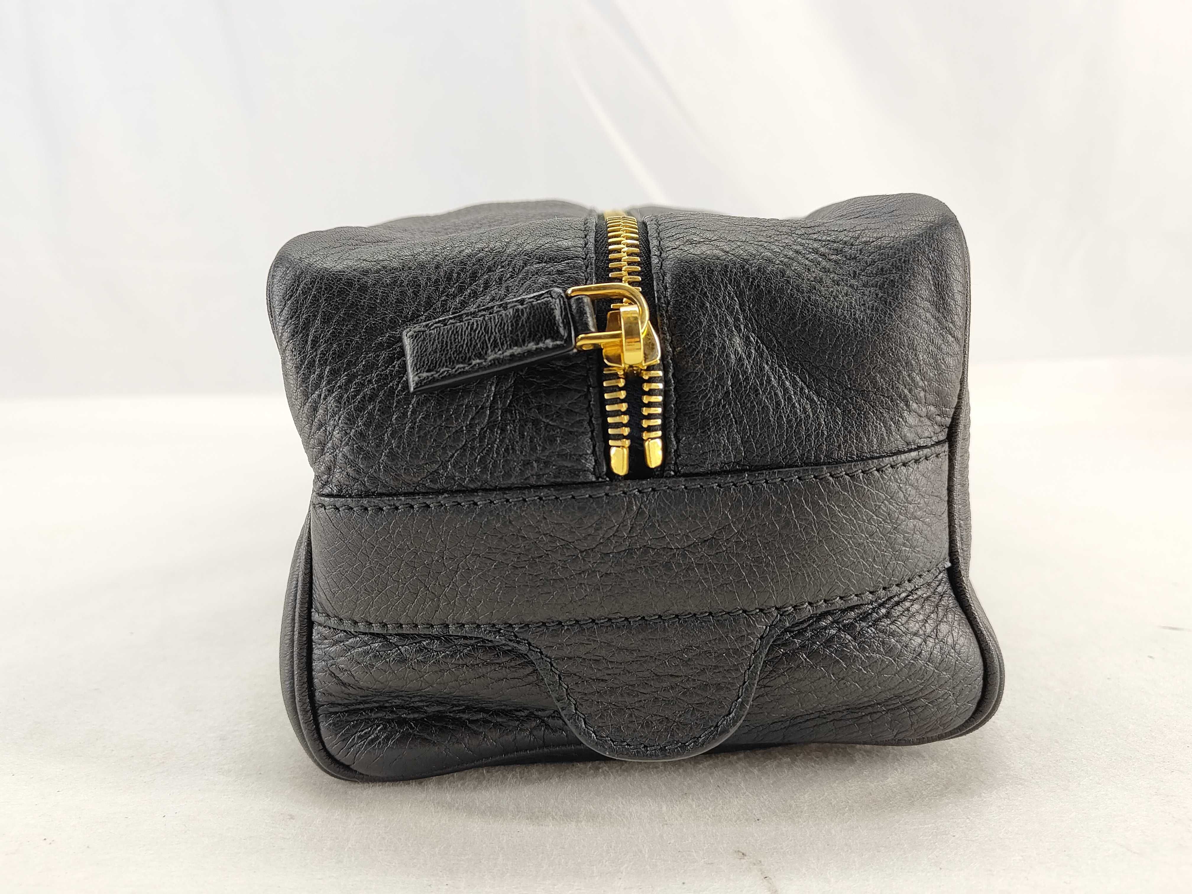 leather clutch bag — view 3