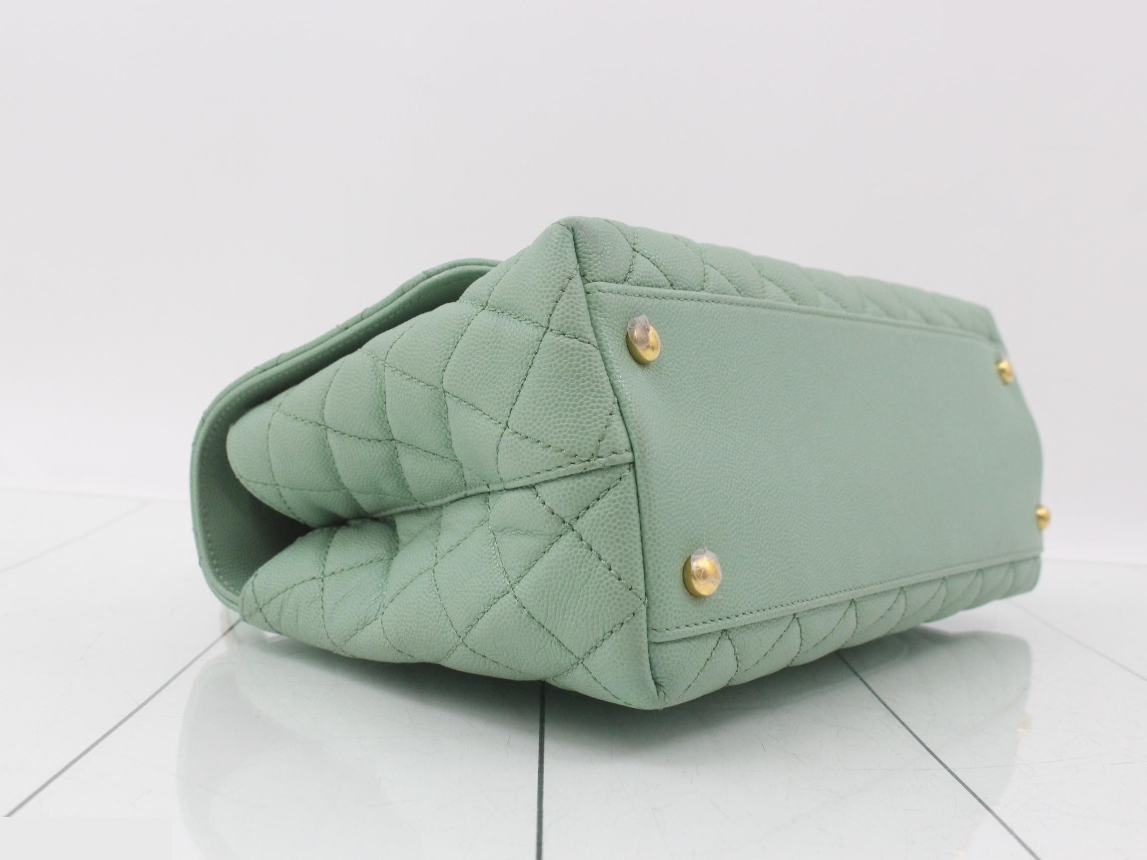 Coco Handle Caviar Skin 2-Way Handbag — view 5