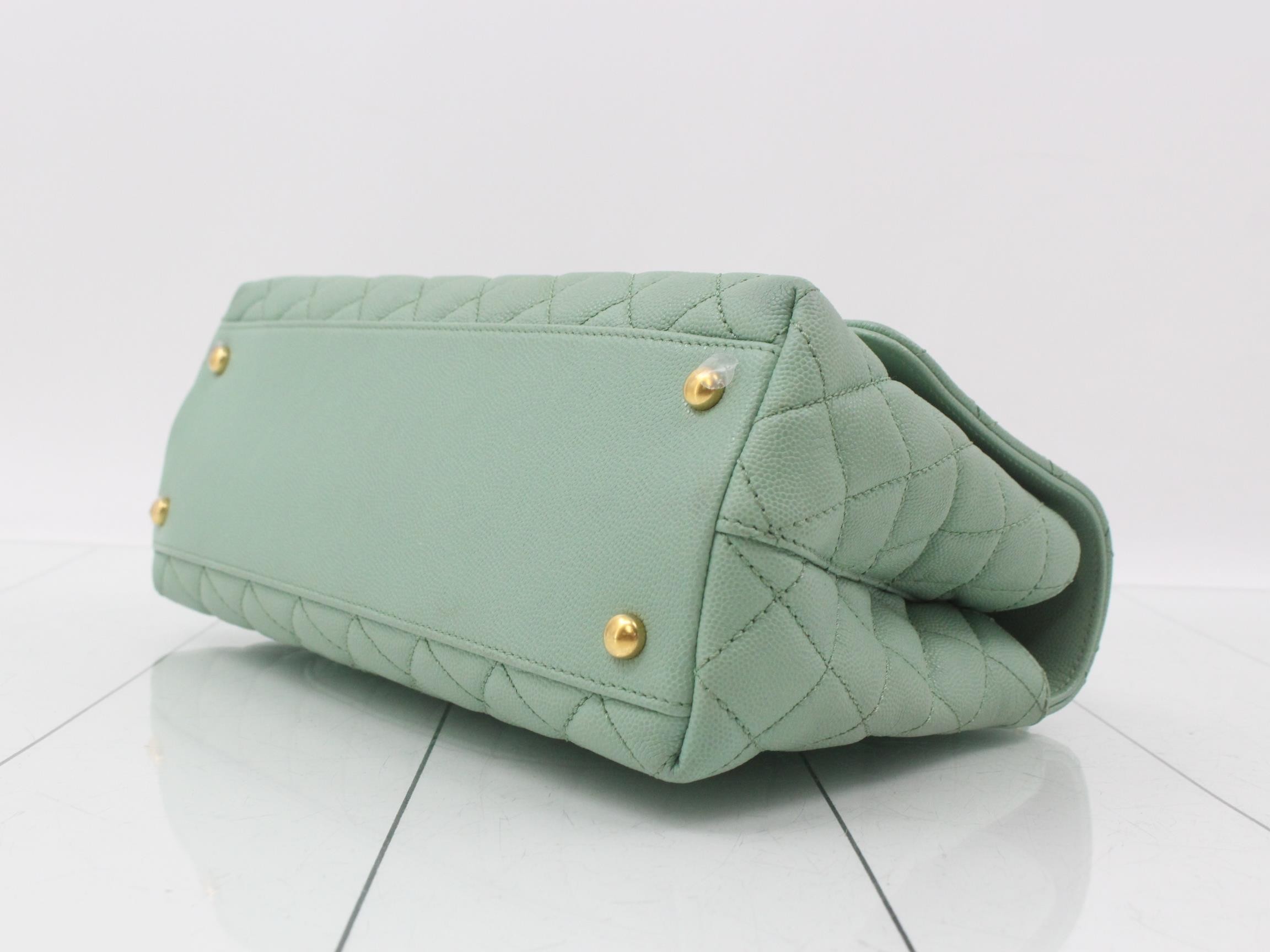 Coco Handle Caviar Skin 2-Way Handbag — view 6