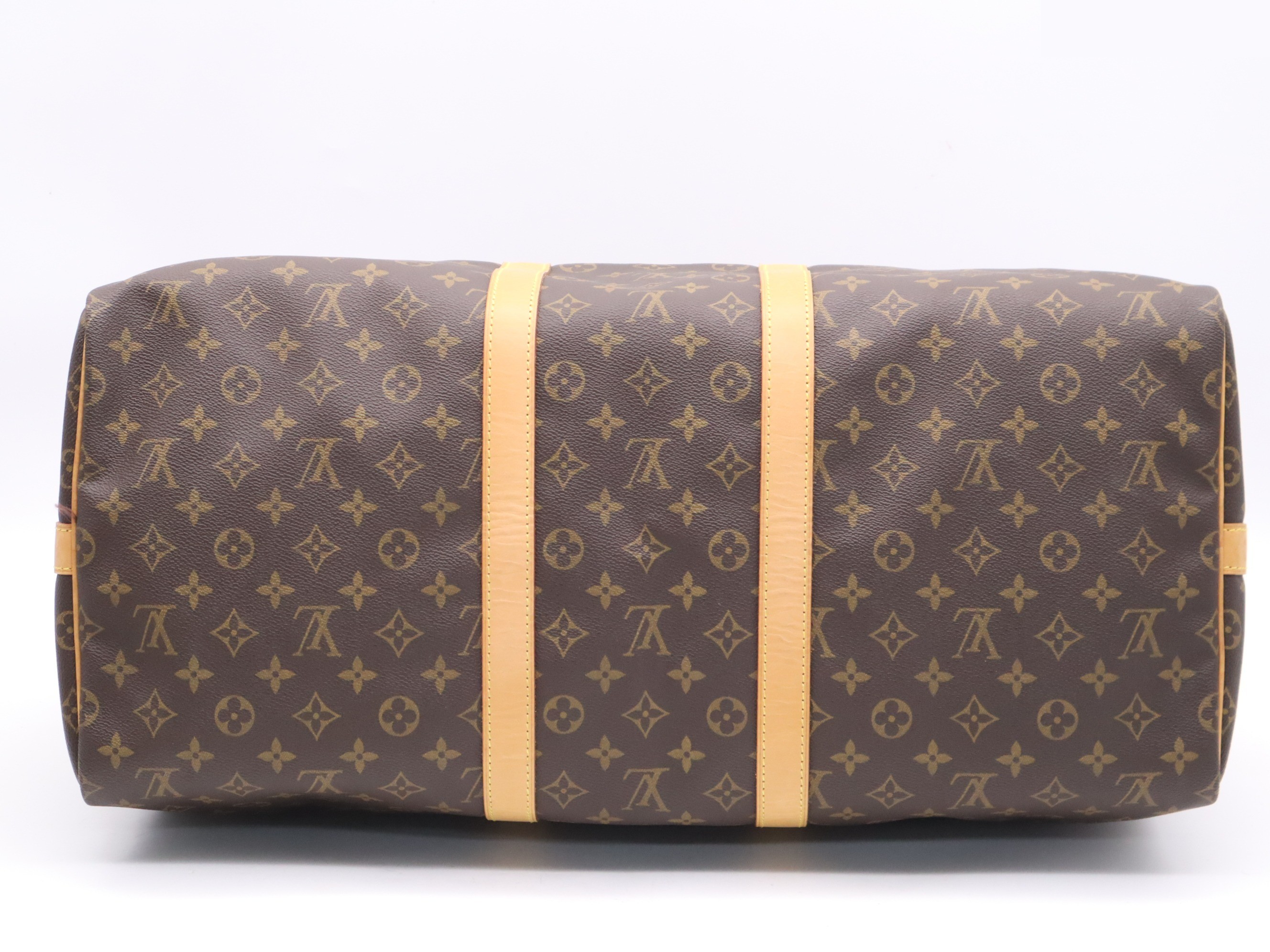 Keepall Bandouliere 55: Shoulder strap, padlock, 2 keys, name tag. — view 4