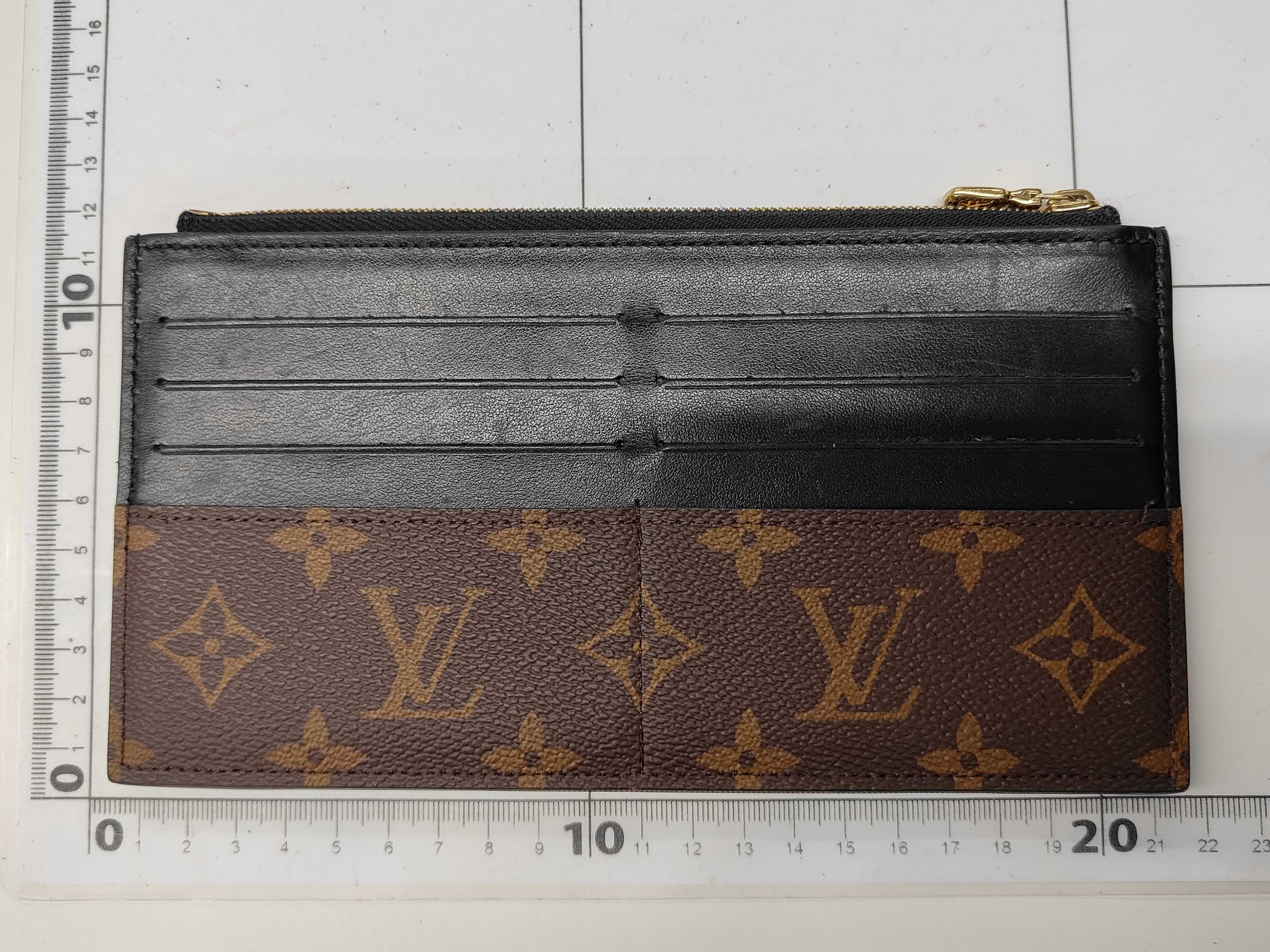 Monogram Macassar Slim Purse M80348 RFID Card Case — view 2